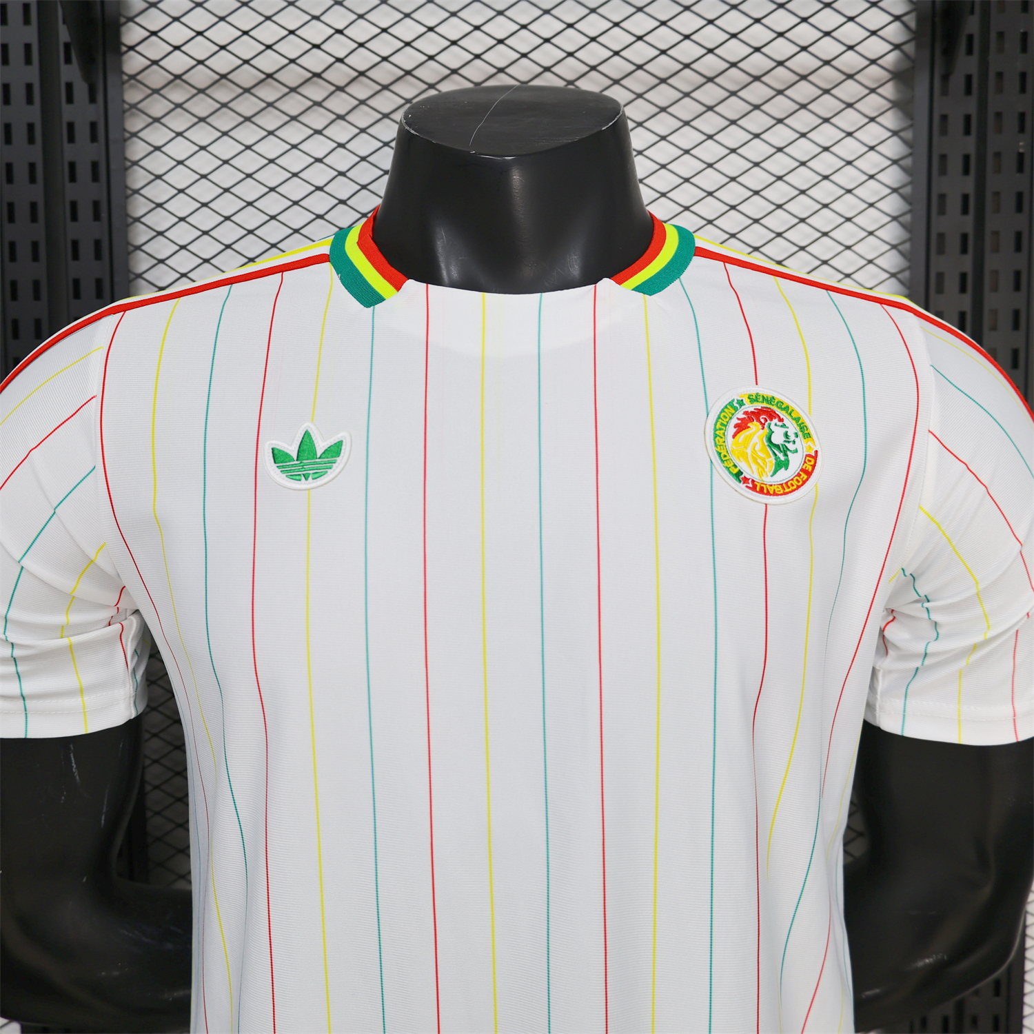 AlphaJersey-Senegal 2026 Terrace Icon Retro Casual Style White Jersey - Player Version