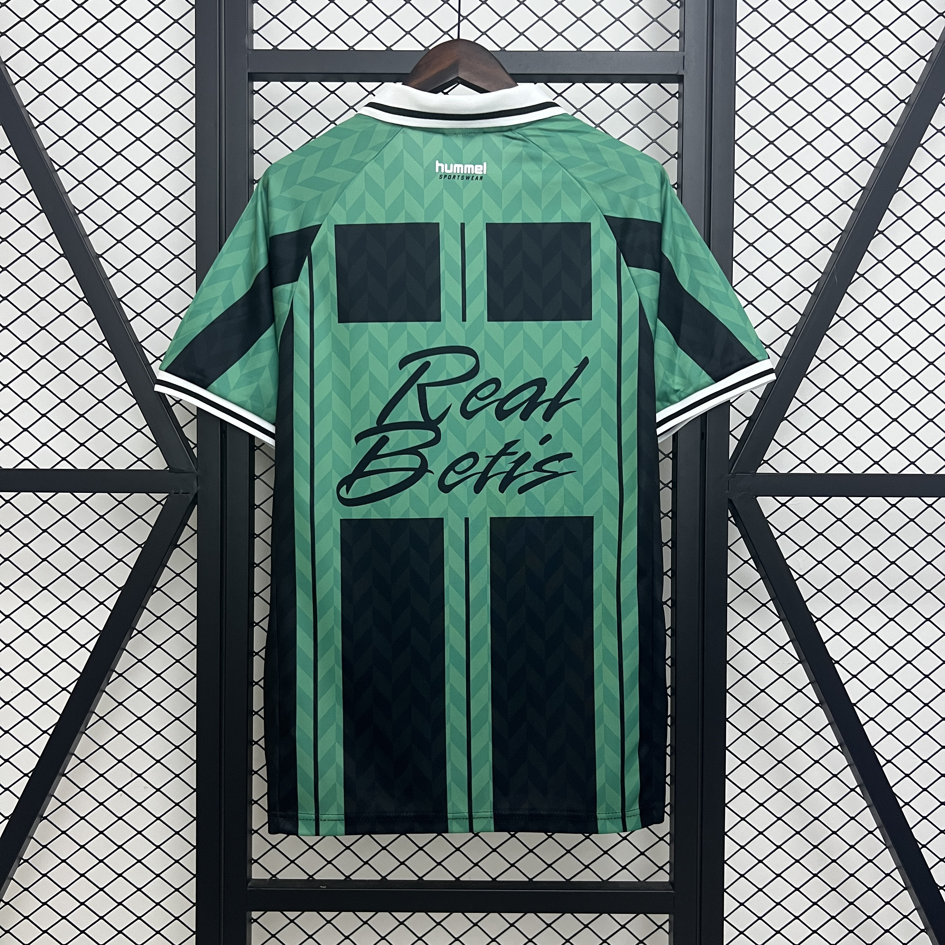 AlphaJersey-Real Betis 25-26 Green Black Throwback Special Jersey - Fans Version