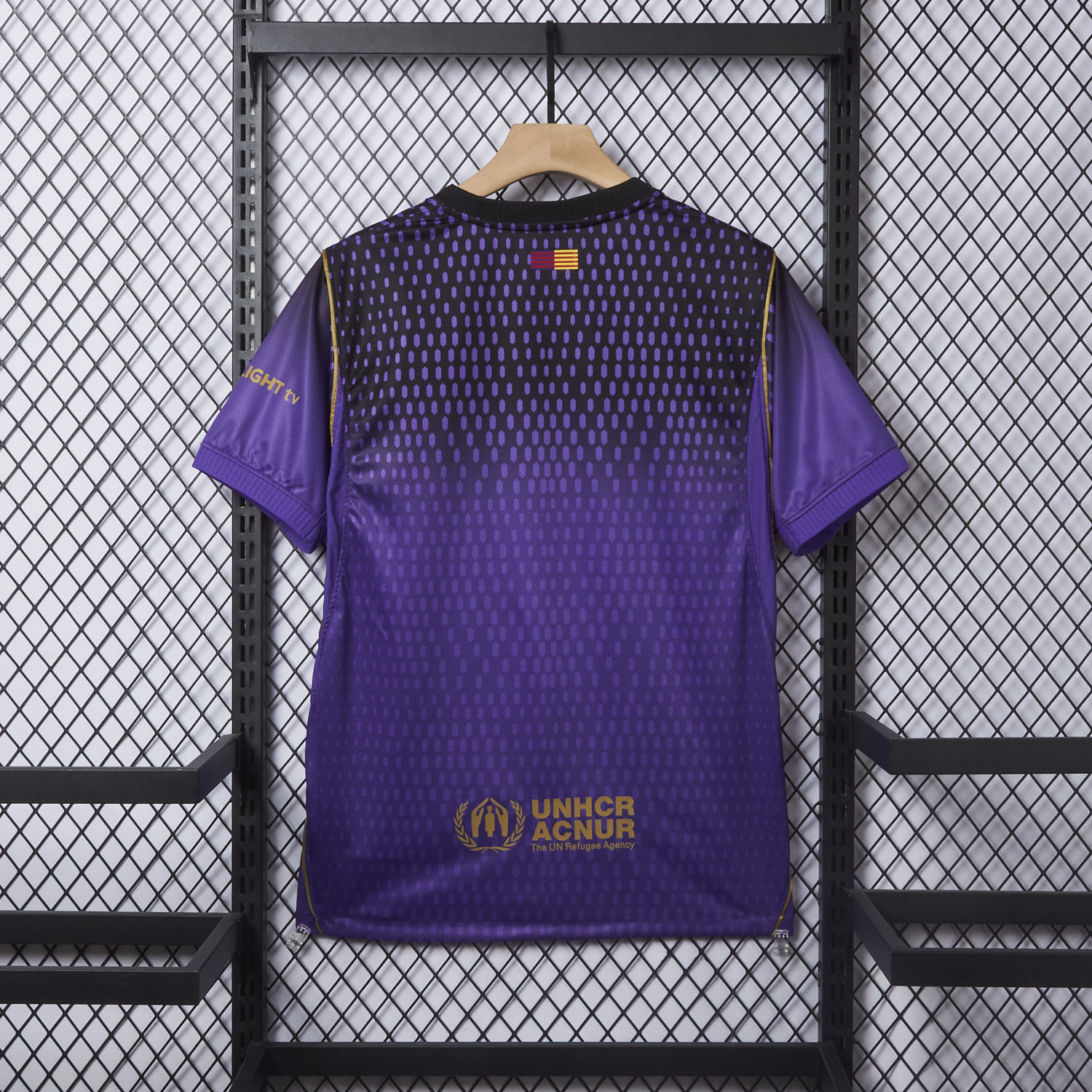 AlphaJersey-Barcelona 26-27 Away Purple-Black Gradient Jersey - Fans Version