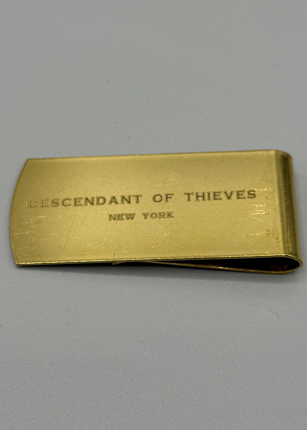 Thieves Brass Vintage Money Clip | Modern Menswear by yycbvcnbmmnbm