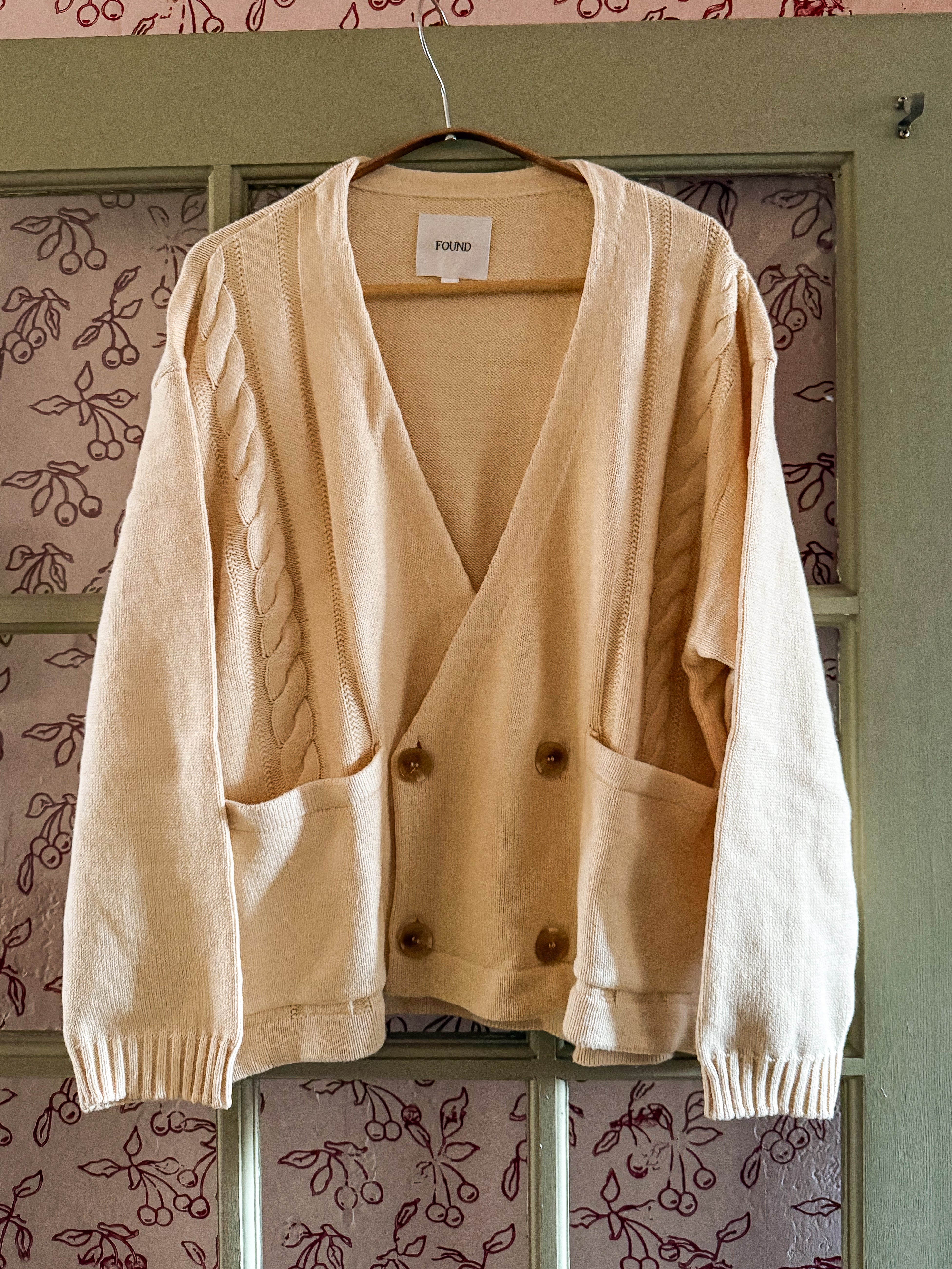Double Breasted Knit Cardigan | Modern Menswear by yycbvcnbmmnbm