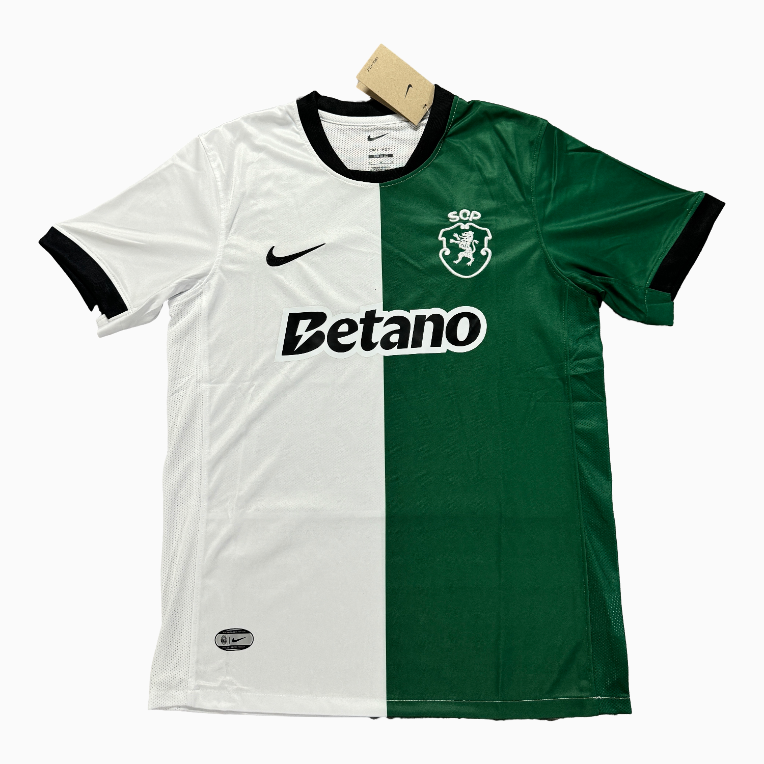 AlphaJersey-Sporting CP 25-26 Green And White Special Jersey - Fans Version