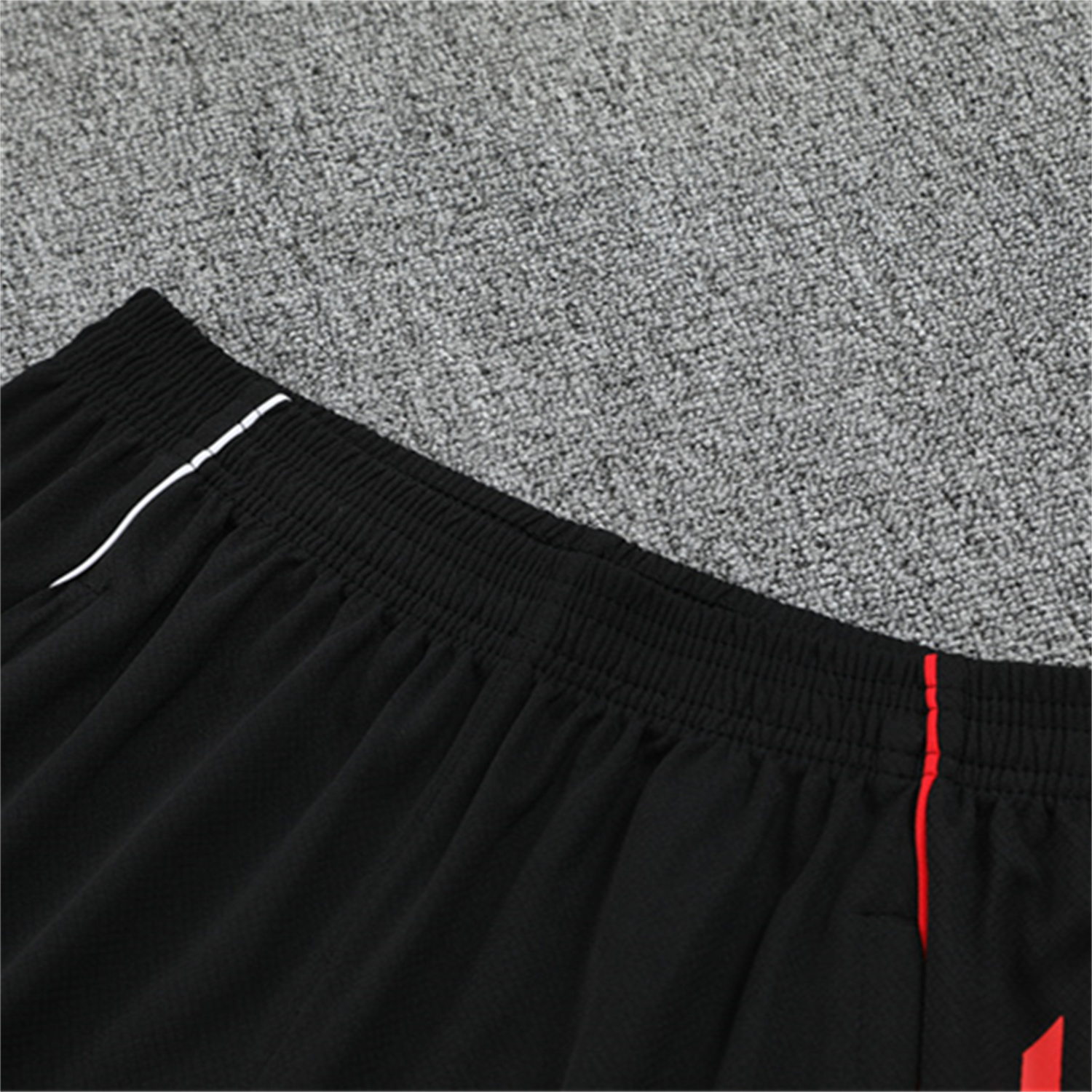 AlphaJersey-Ajax 25-26 Short-Sleeve Training Set - Black Top and Black Shorts