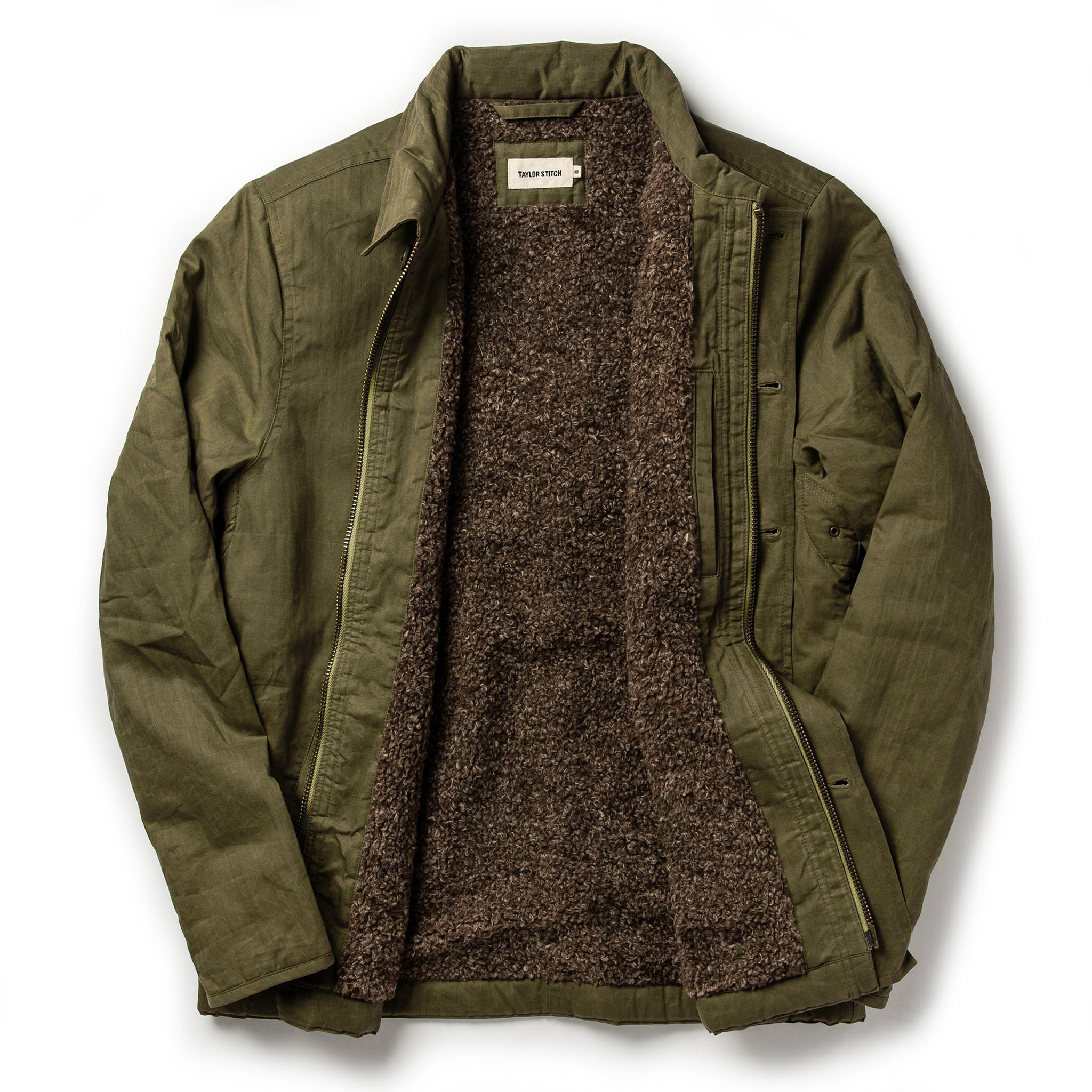 The Lined Watts Jacket in Olive | Modern Menswear by yycbvcnbmmnbm