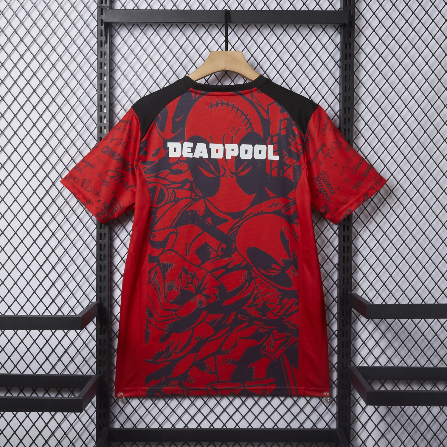 AlphaJersey-Club Necaxa 25-26 Red Deadpool Special Jersey - Fans Version