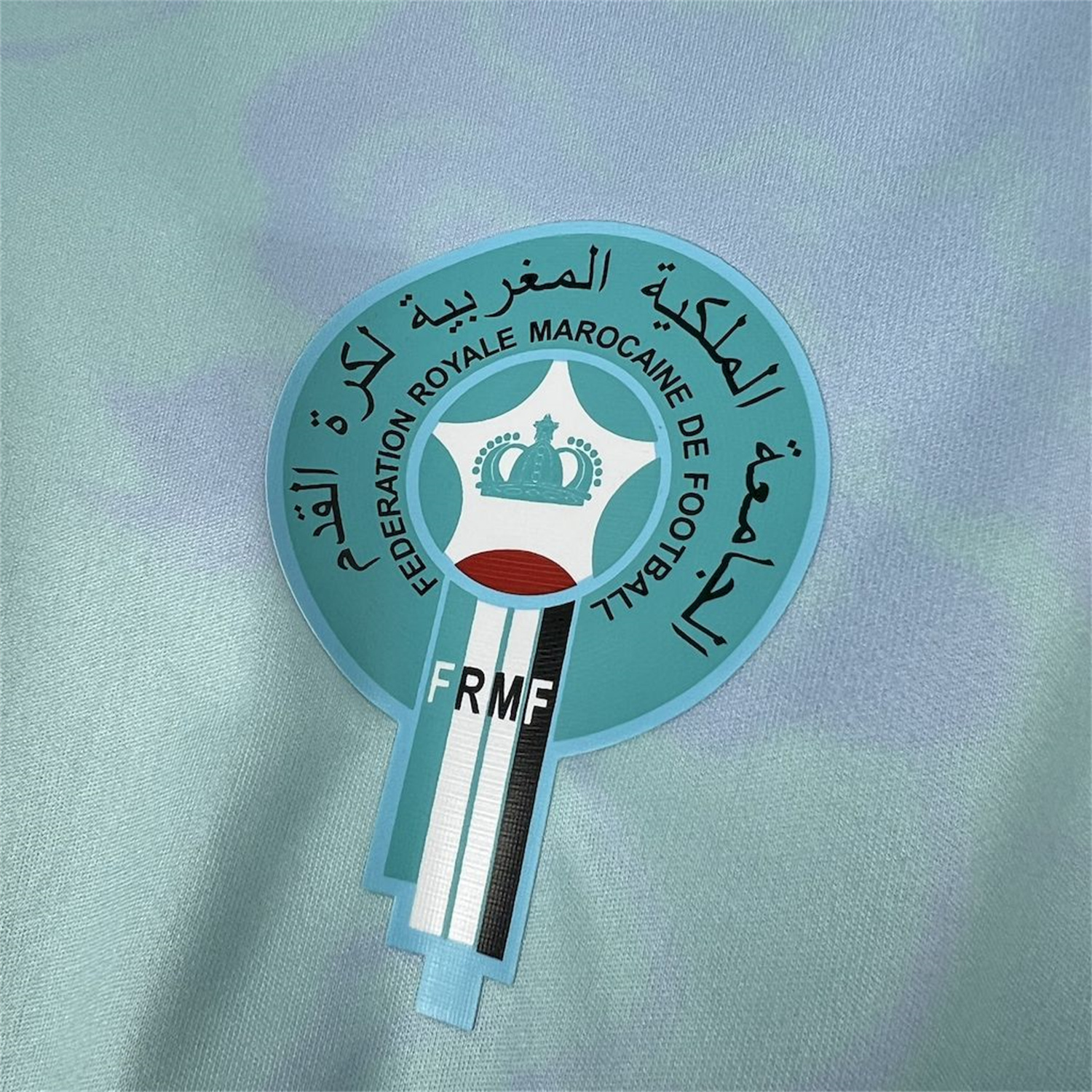 AlphaJersey-Morocco 25-26 Blue Gradient Auspicious Cloud Pattern Special Jersey - Fans Version