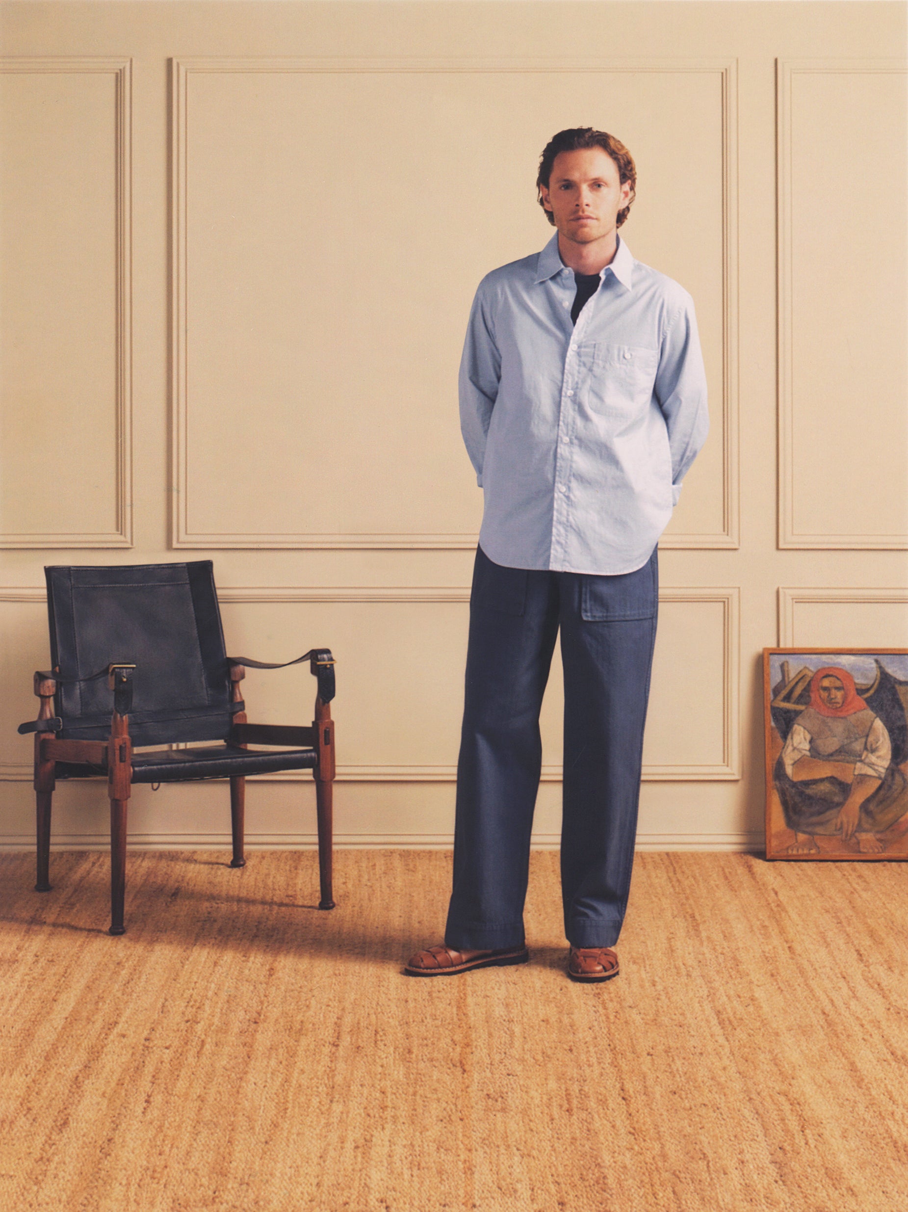 Jones Cotton & Silk Shirt | Modern Menswear by yycbvcnbmmnbm
