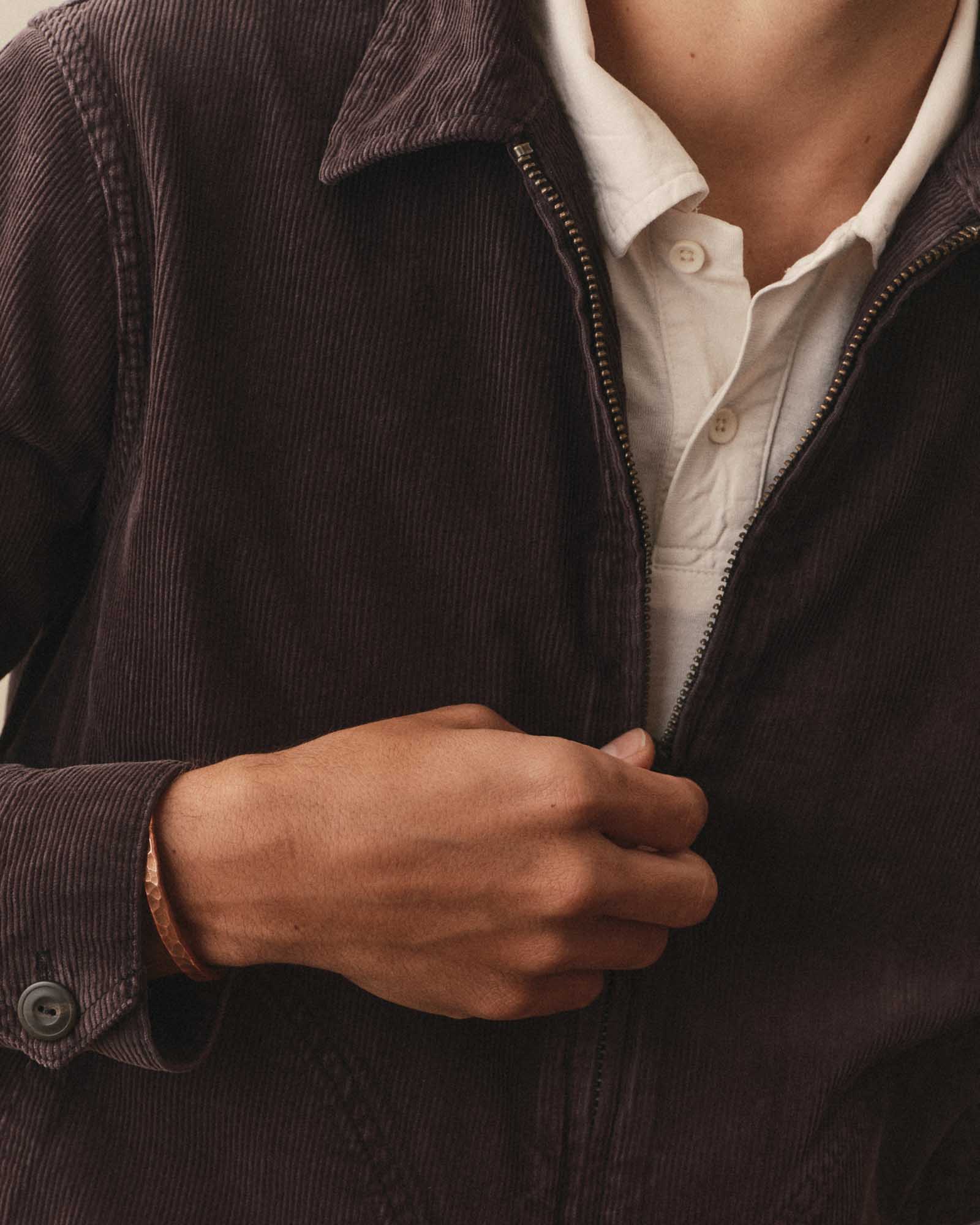 The Piston Jacket in Coal Corduroy | Modern Menswear by yycbvcnbmmnbm
