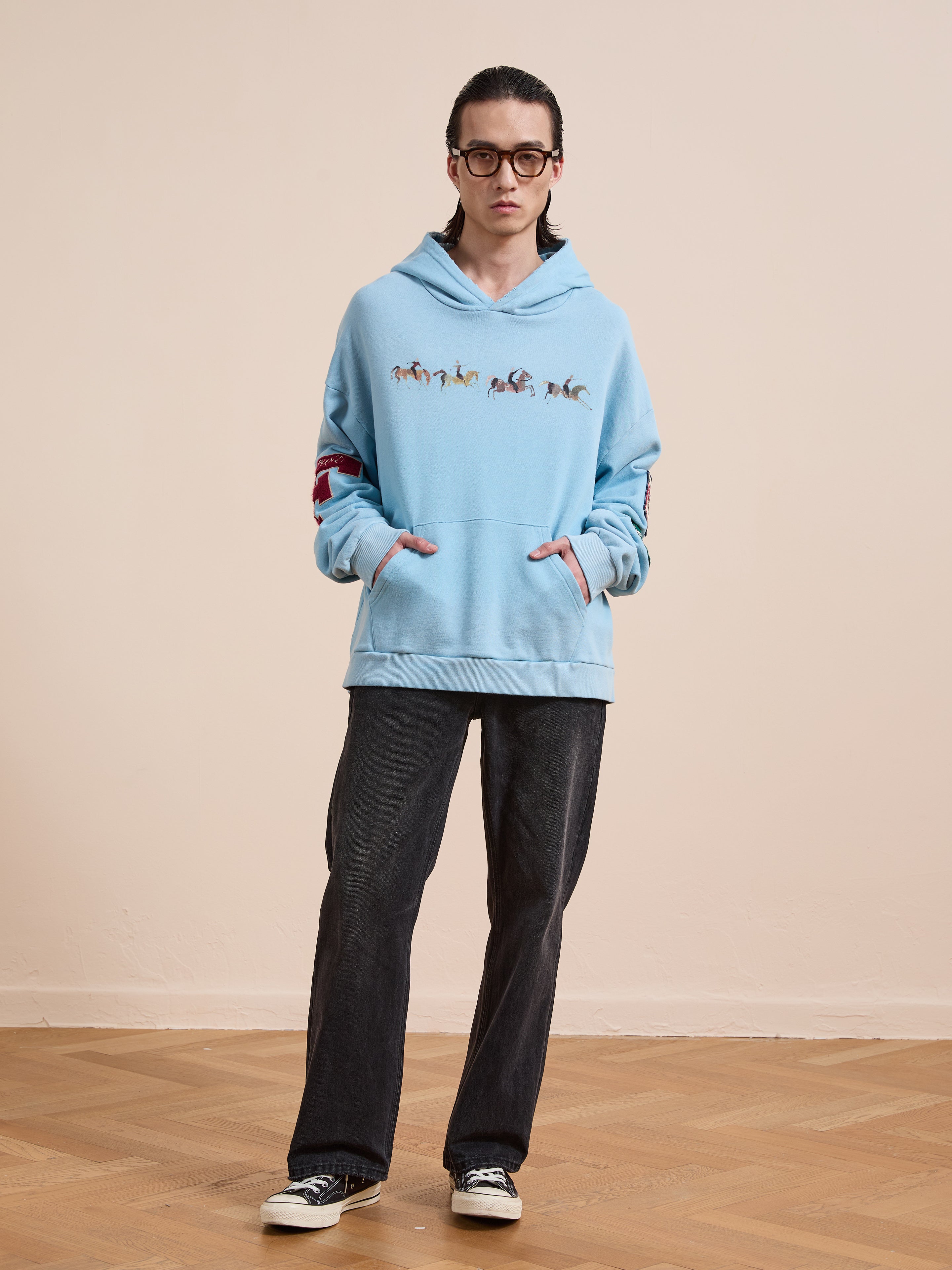 Horse Line Hoodie | Modern Menswear by yycbvcnbmmnbm