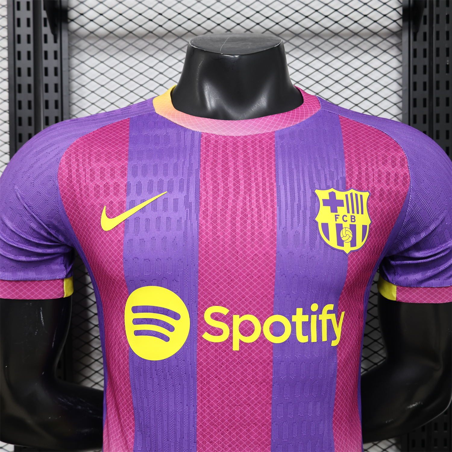 AlphaJersey-Barcelona 25-26 Purple Pink And Yellow Special Jersey - Player Version