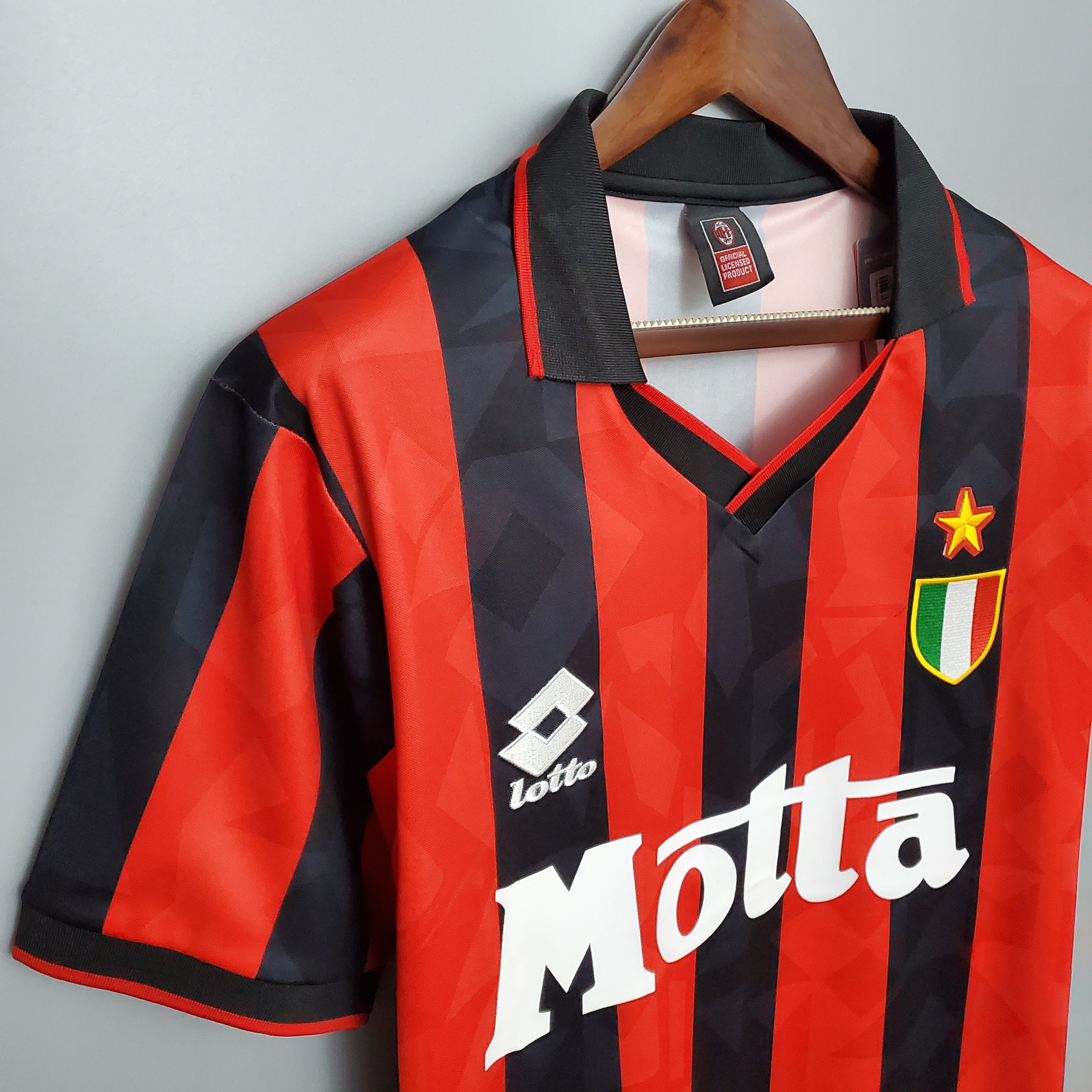 AlphaJersey-Retro AC Milan 93-94 Home Stadium Jersey
