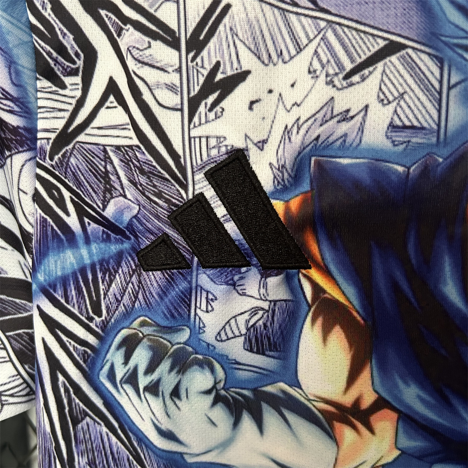 AlphaJersey-Japan 25-26 Blue Goku Black & White Background Special Jersey - Fans Version