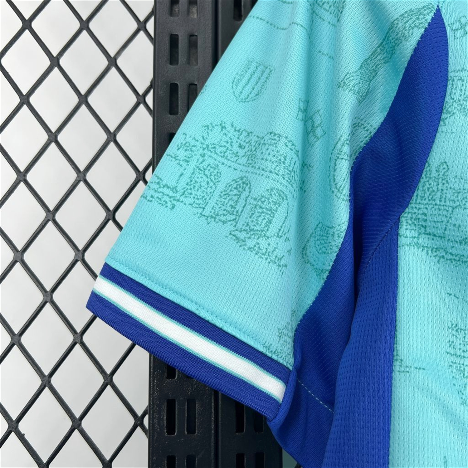 AlphaJersey-Marseille 25-26 Blue Goalkeeper Jersey - Fans Version