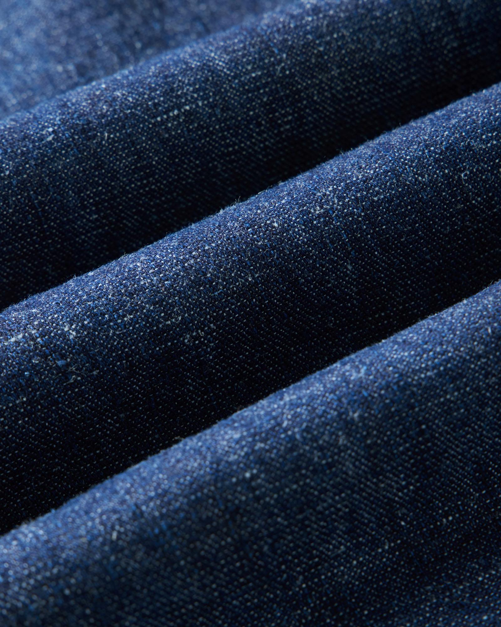 The Breakwater Pant in Rinsed Indigo Hemp Denim | Modern Menswear by yycbvcnbmmnbm