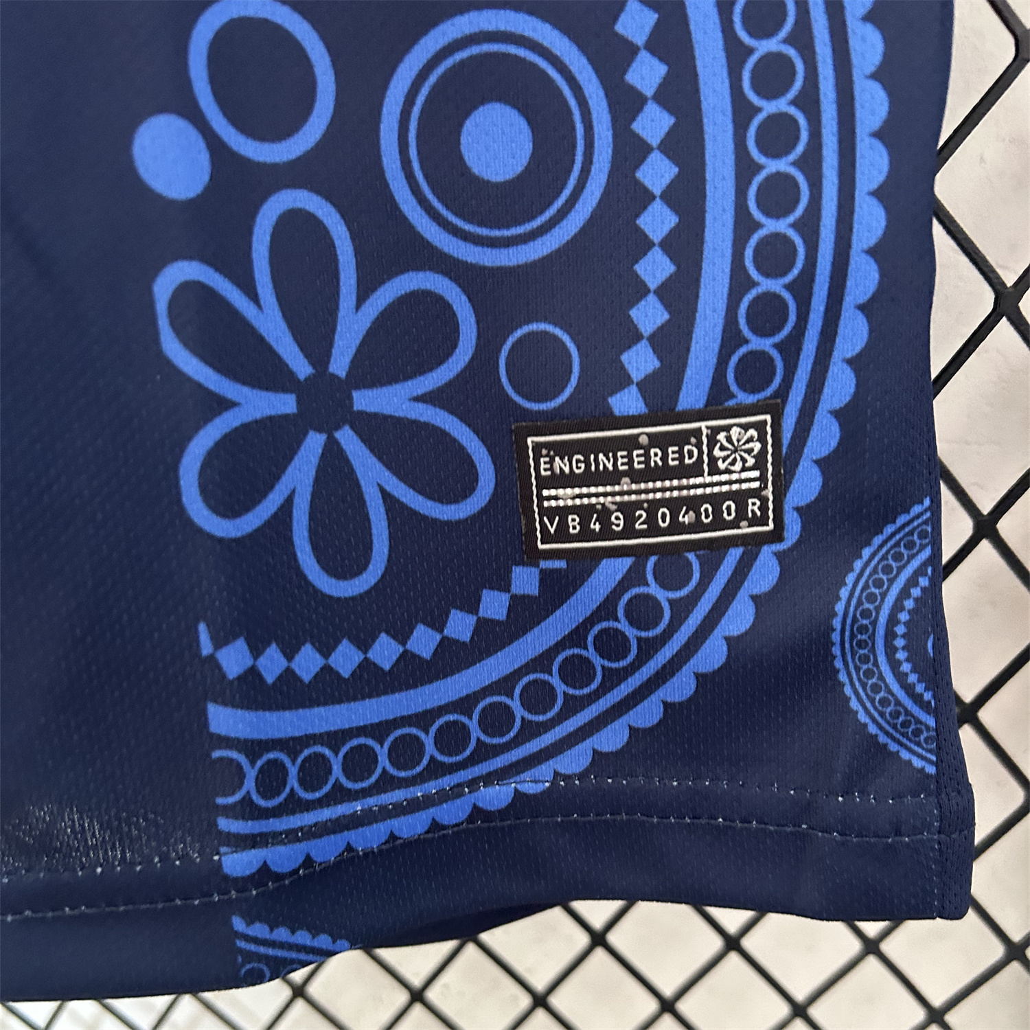 AlphaJersey-Barcelona 25-26 Paisley Patterns Blue Special Edition Jersey - Fans Version