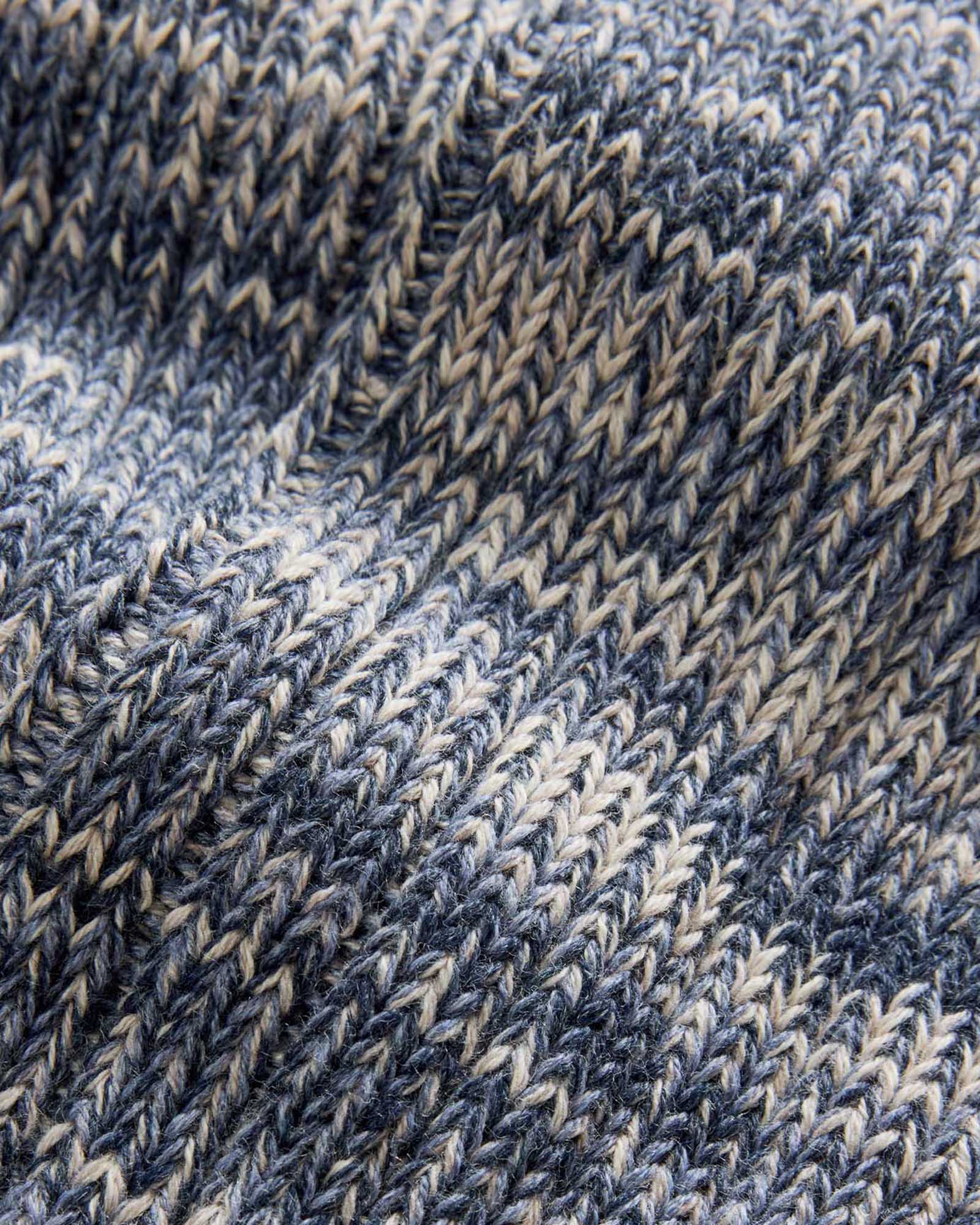 The Camp Sock in Marled Blue | Modern Menswear by yycbvcnbmmnbm