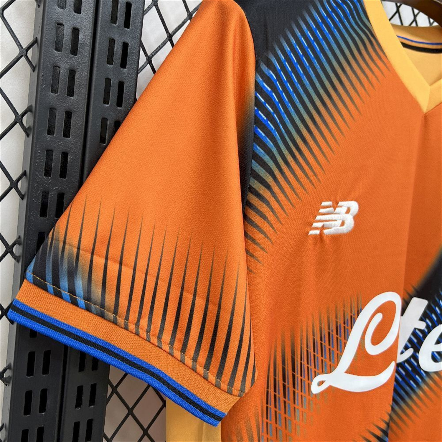 AlphaJersey-Atalanta 25-26 Third Orange And Blue Jersey - Fans Version