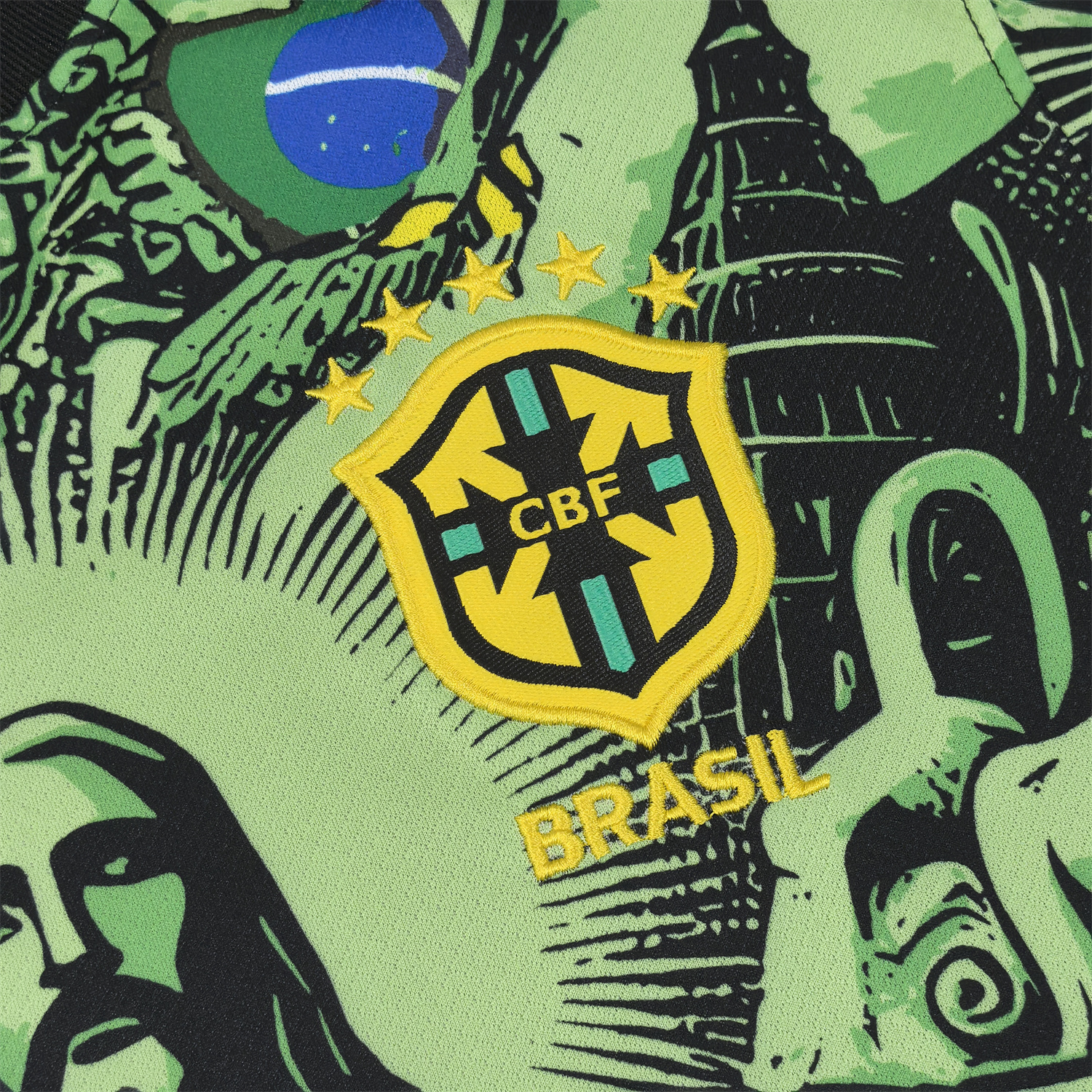 AlphaJersey-Brazil 25-26 Jesus Green Special Jersey - Fans Version