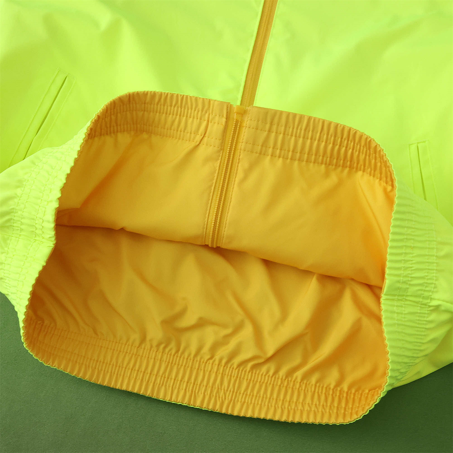 AlphaJersey-Dortmund 25-26 Double Sided Reversible Windbreaker - Green & Yellow