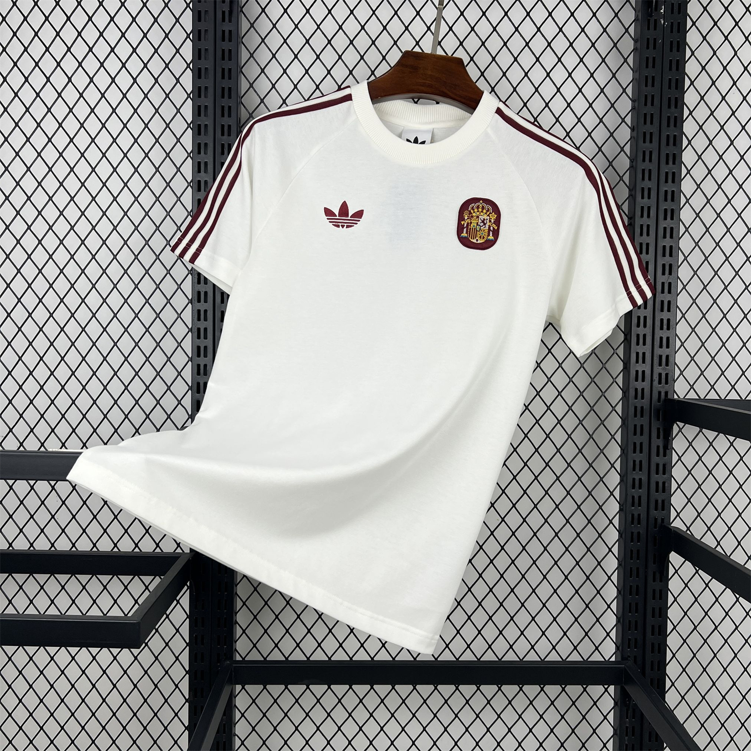 AlphaJersey-Spain 2026 Travel White Jersey - Fans Version