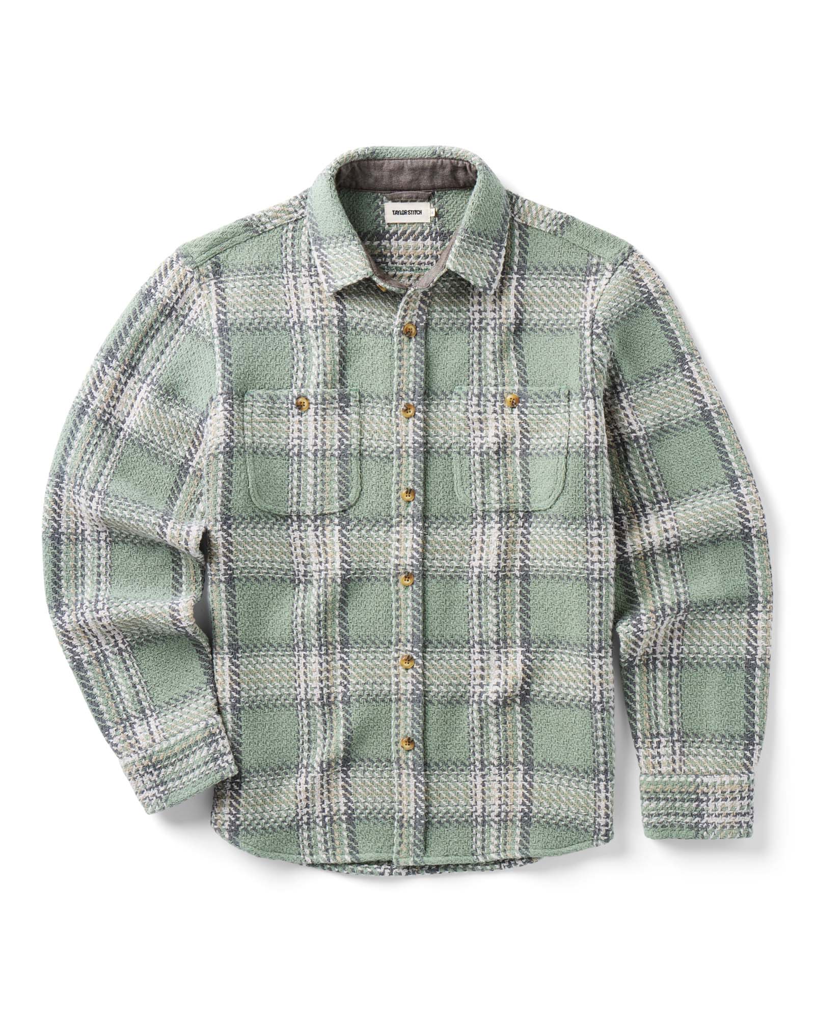 The Cutter Overshirt in Sage Plaid | Modern Menswear by yycbvcnbmmnbm