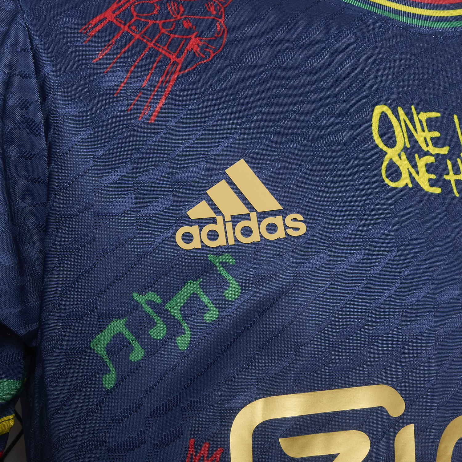 AlphaJersey-Ajax x B-O-B Marly 2025-26 40th Blue Special Edition Jersey - Player Version