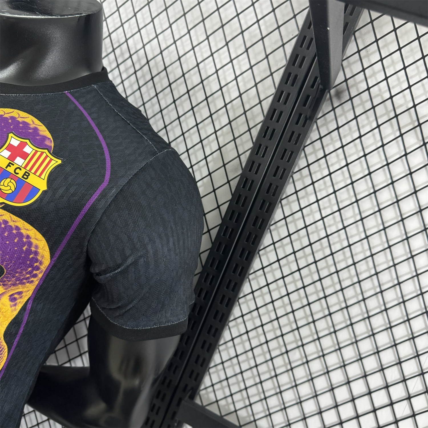 AlphaJersey-Barcelona 25-26 Purple Mamba Snake Black Special Jersey - Player Version