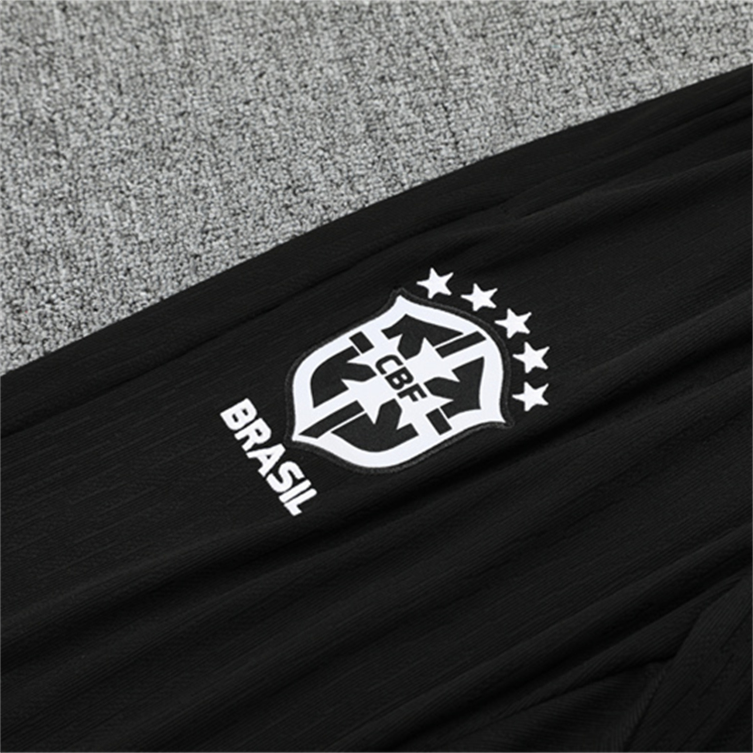 AlphaJersey-Brazil 25-26 Long Sleeve Training Set - Player Version - Black Top and Pants