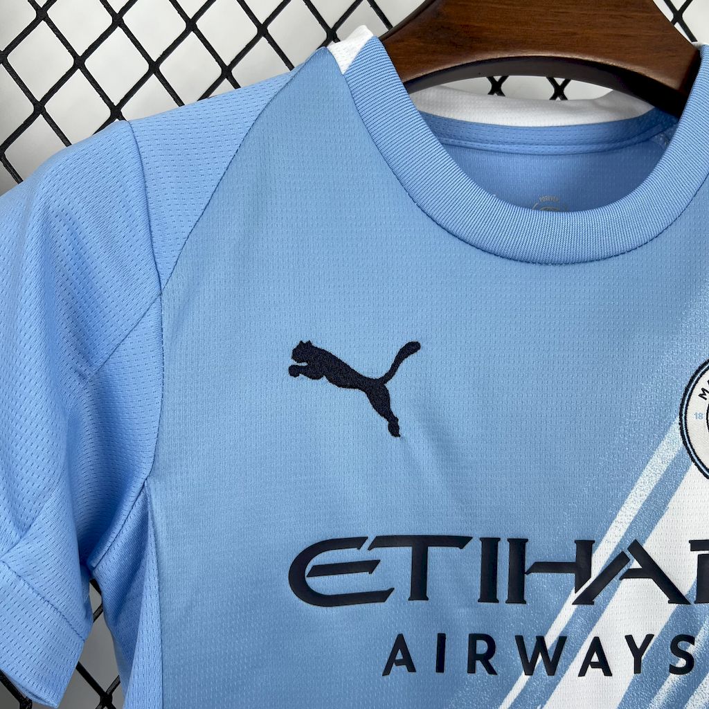 AlphaJersey-Manchester City 25-26 Home Kids Kit