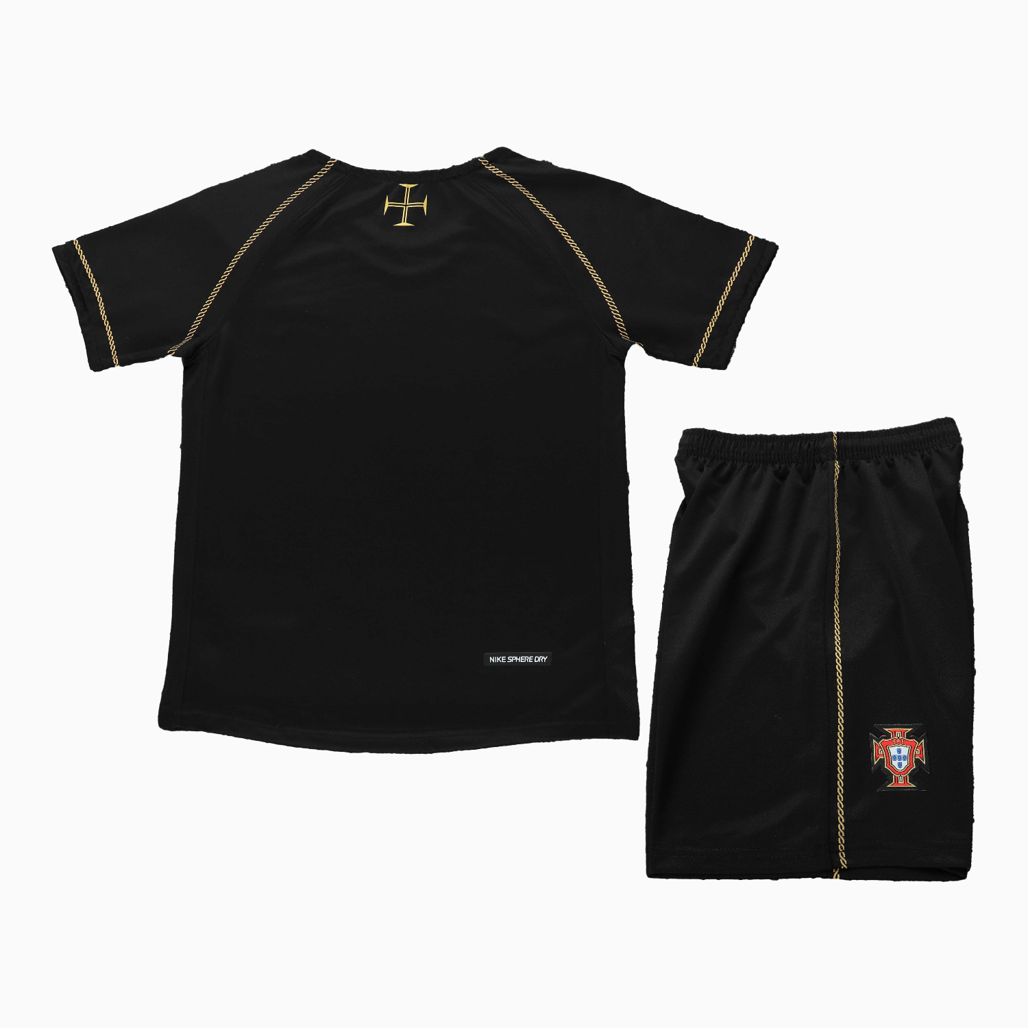 AlphaJersey-Retro Portugal 2006 Away Kids Kit