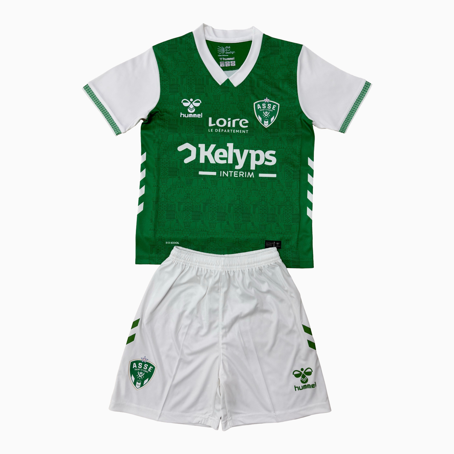 AlphaJersey-AS Saint-Etienne 25-26 Home Kids Kit