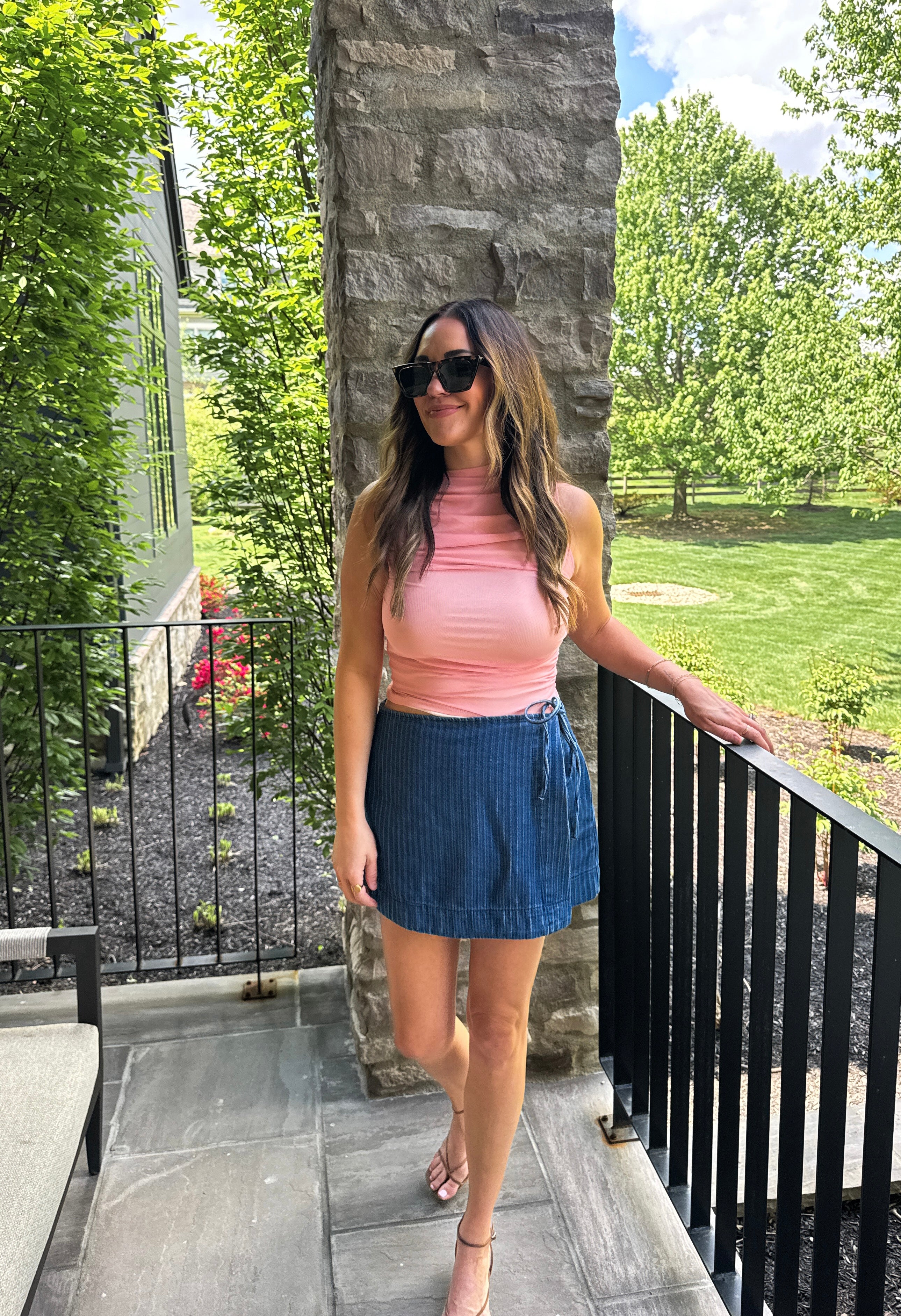 Rose Pink Mesh Tank Top | Elegant Women's Fashion by coolavocek