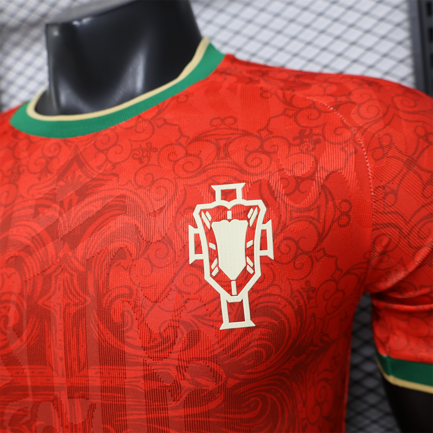 AlphaJersey-Portugal 2026 Cross Red Special Jersey - Player Version