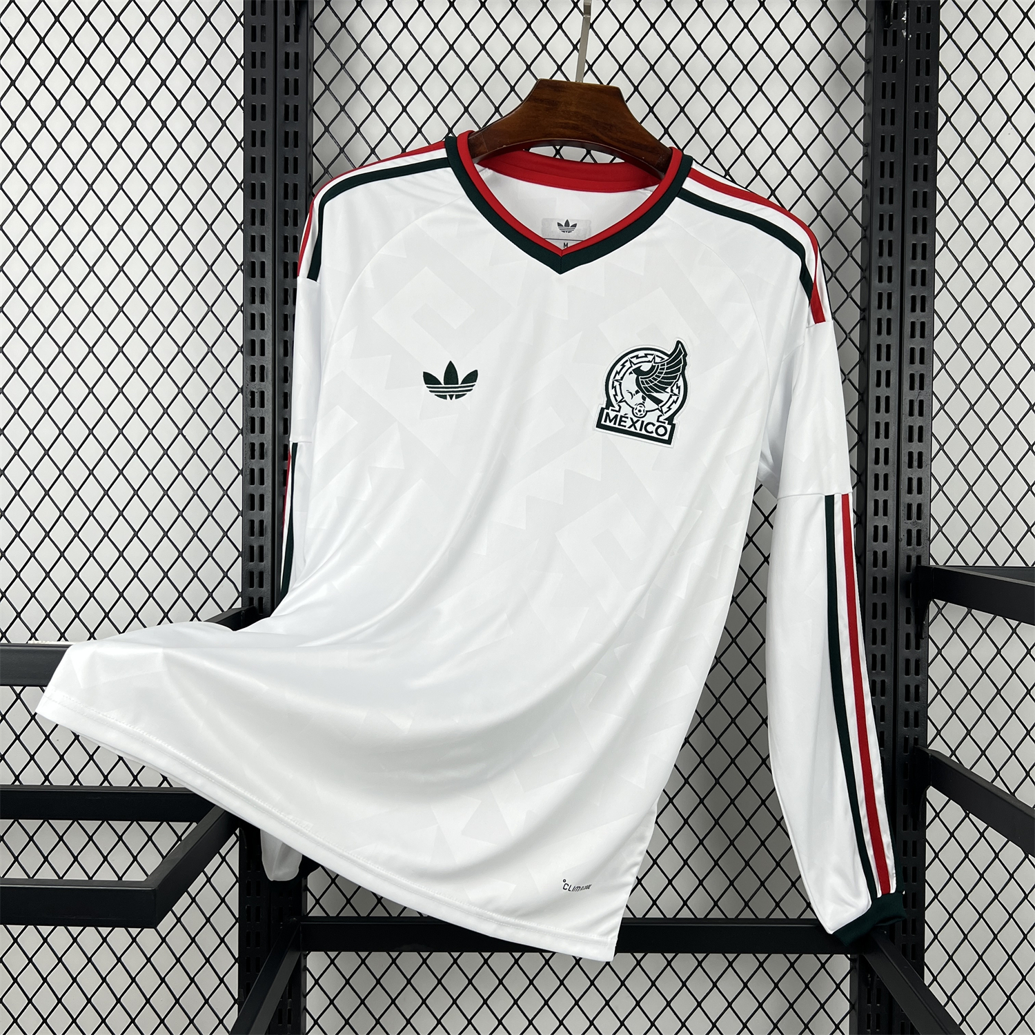 AlphaJersey-Mexico 2026 Away Long Sleeves Jersey - Fans Version