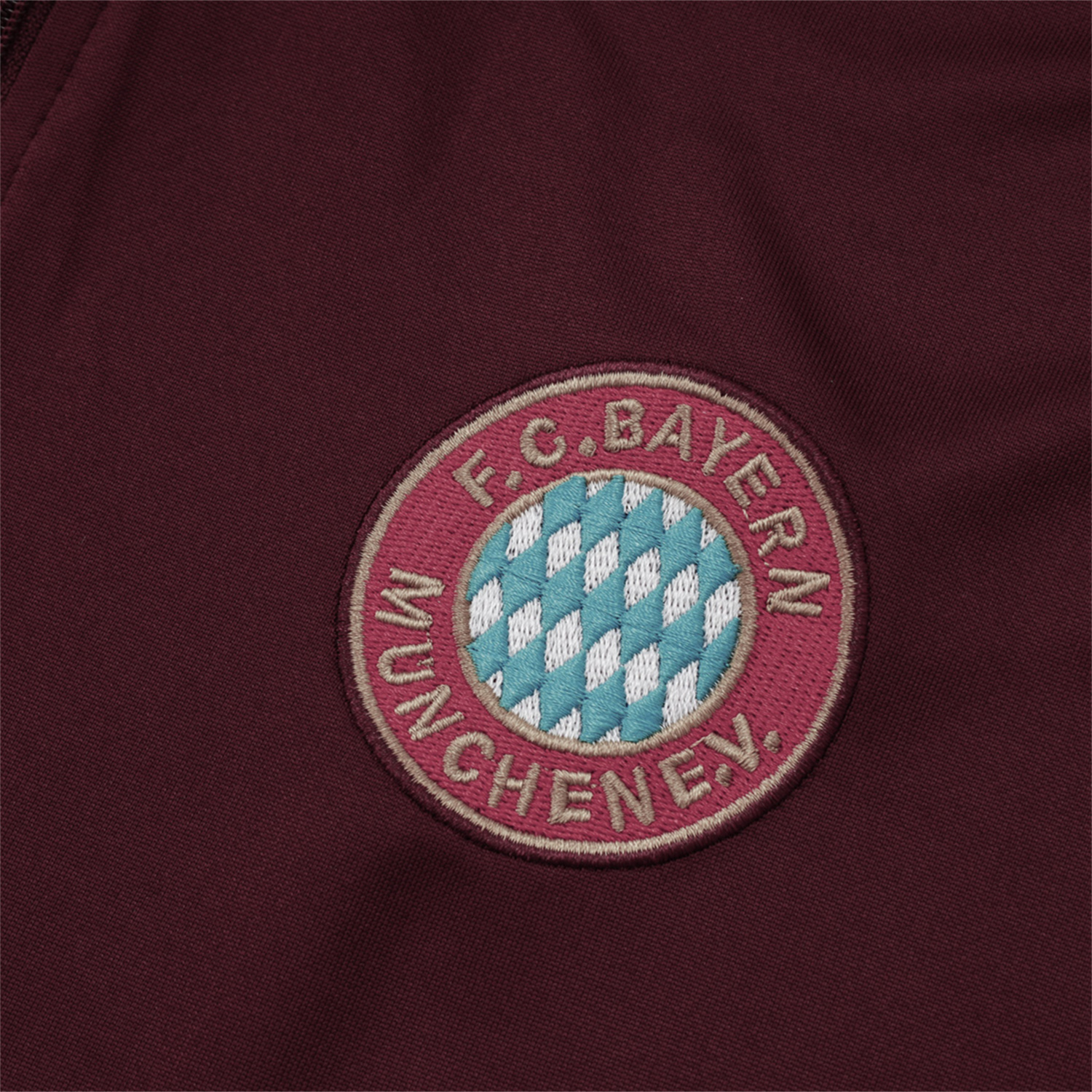AlphaJersey-Bayern Munich 25-26 Throwback Trefoil Long Sleeves Training Set - Deep Red