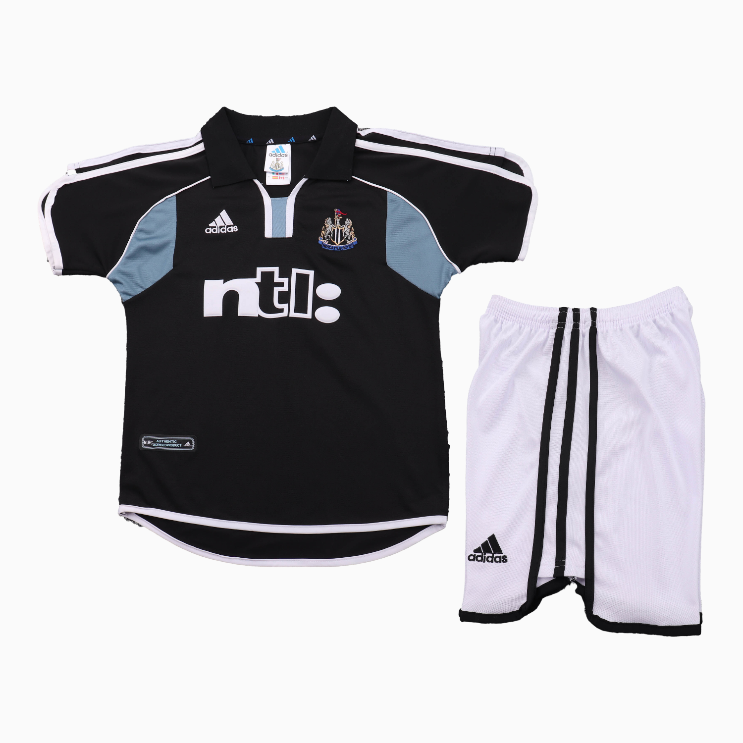 AlphaJersey-Retro Newcastle United 2000-01 Away Kids Kit