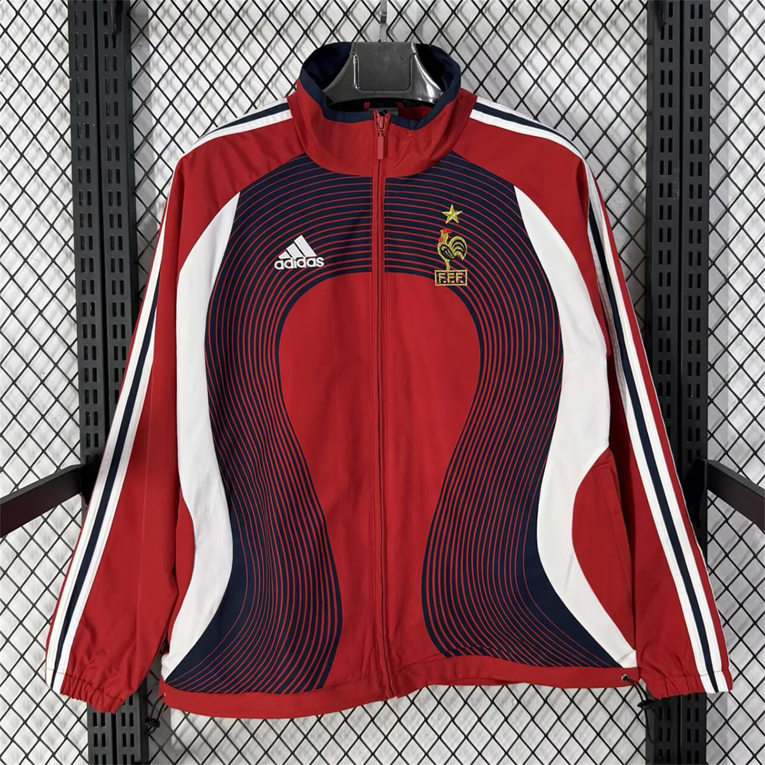 AlphaJersey-France 2026 Windbreaker Jacket - Red