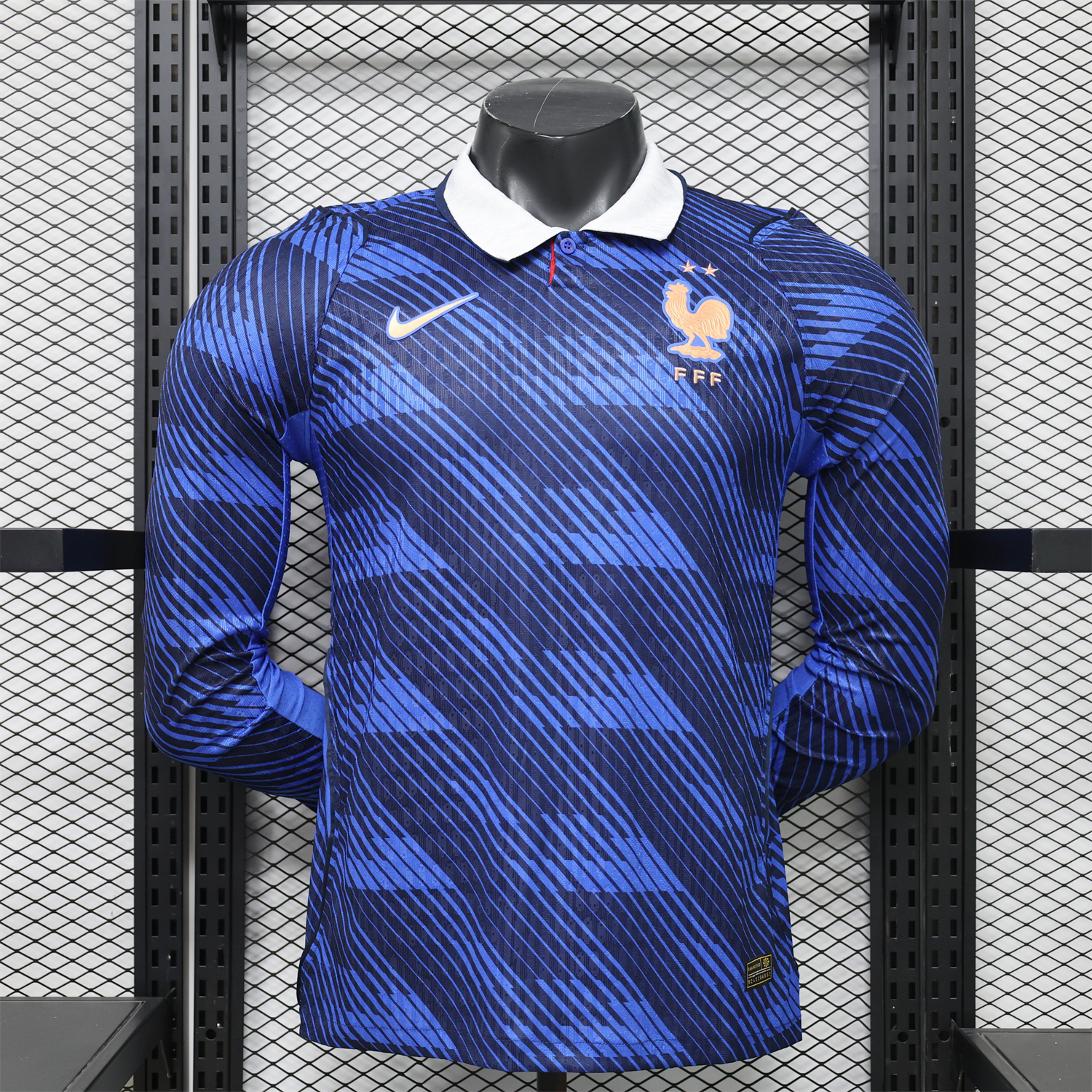 AlphaJersey-France 2026 Home Long Sleeves Jersey - Player Version