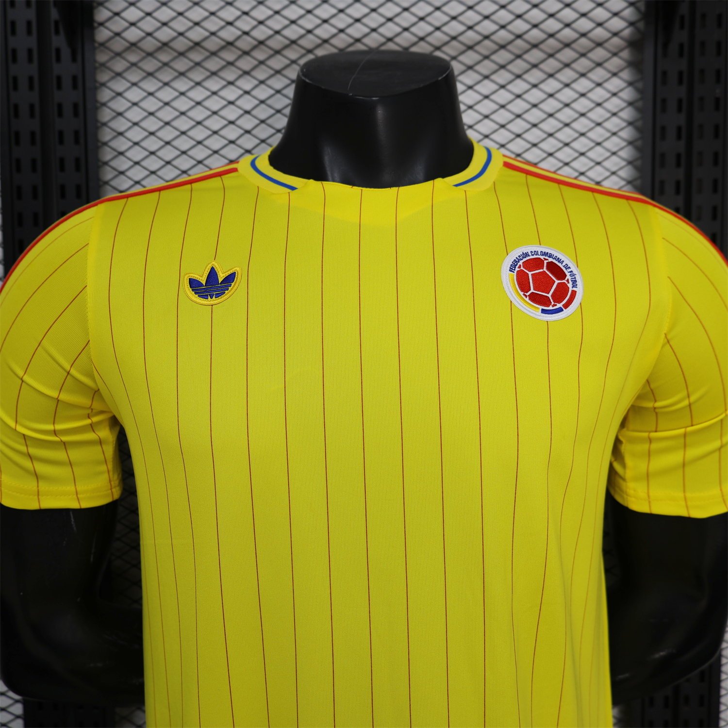 AlphaJersey-Colombia 2026 Terrace Icon Retro Casual Style Yellow Jersey - Player Version