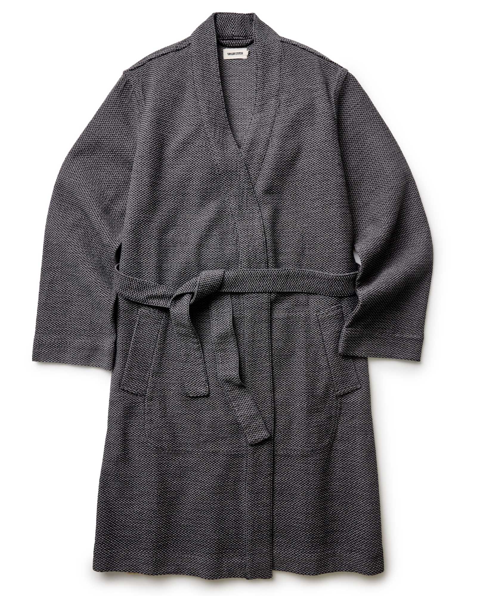 The Apres Robe in Charcoal Sashiko | Modern Menswear by yycbvcnbmmnbm