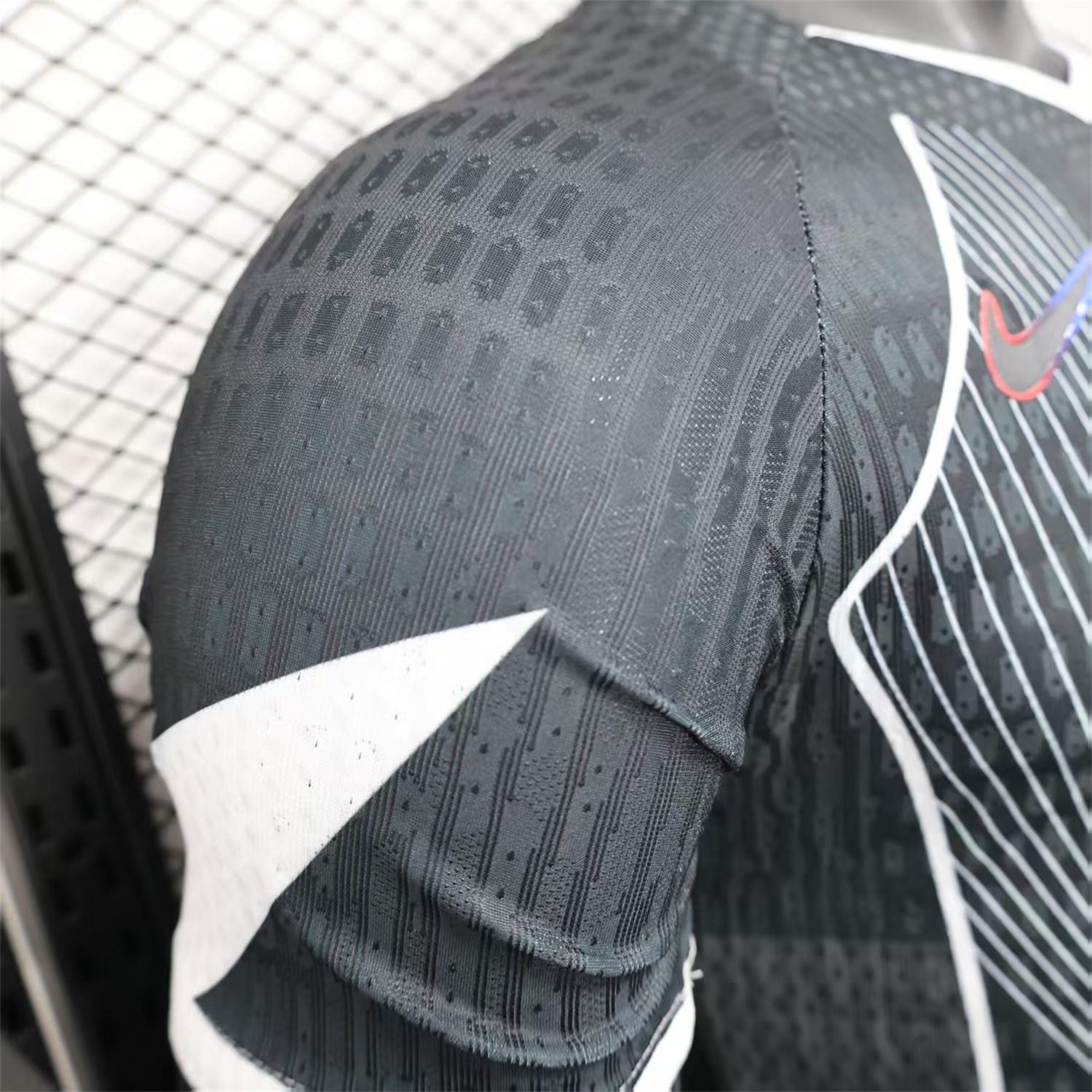 AlphaJersey-Barcelona 25-26 Black Big LOGO Special Jersey - Player Version