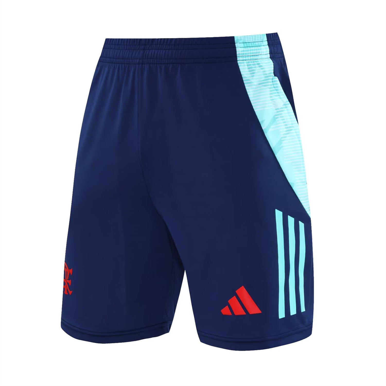 AlphaJersey-Flamengo 25-26 Short-Sleeve Kids Training Set - Royal Blue With Royal Blue