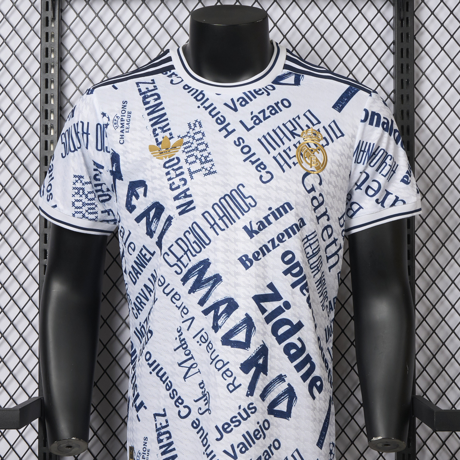 AlphaJersey-Real Madrid 25-26 Graffiti Of Football Star Names Special Jersey - Player Version