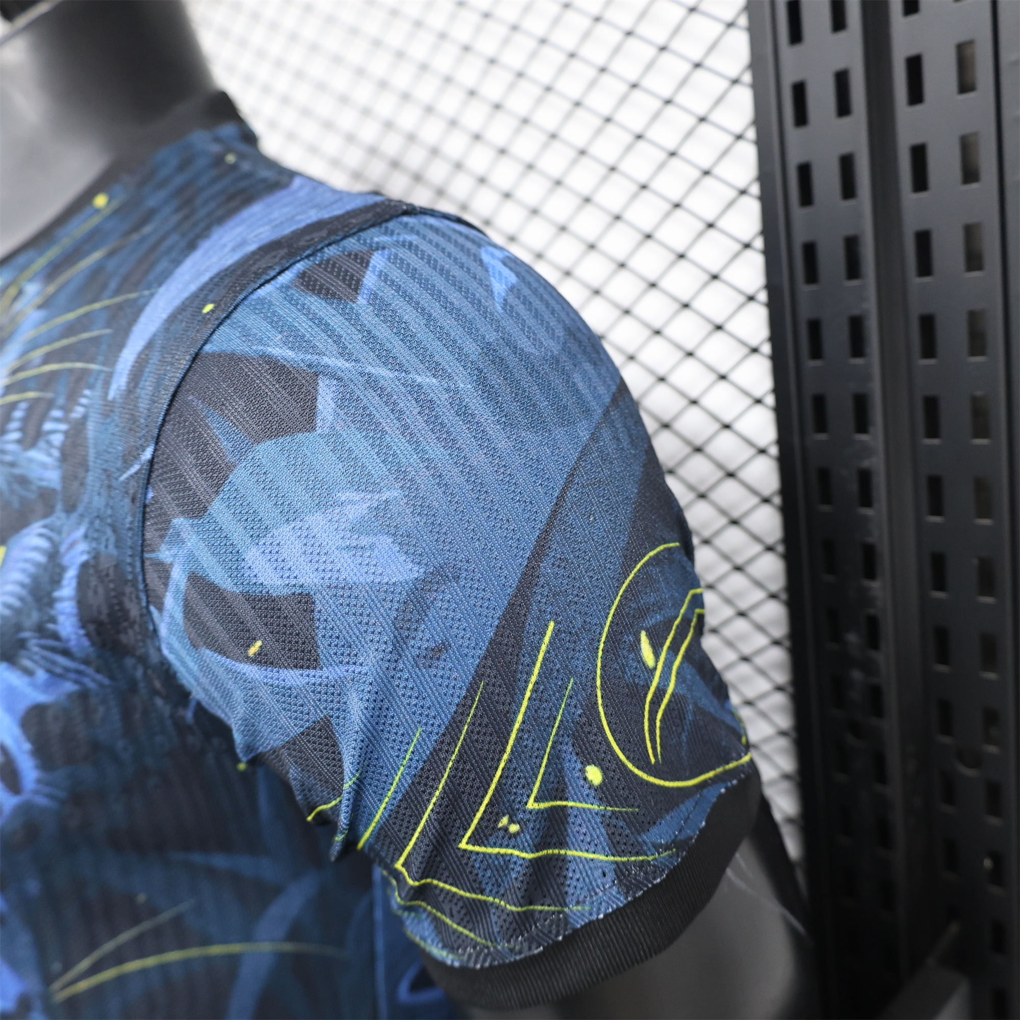 AlphaJersey-Brazil 2024 Black Blue Tiger Jersey - Player Version
