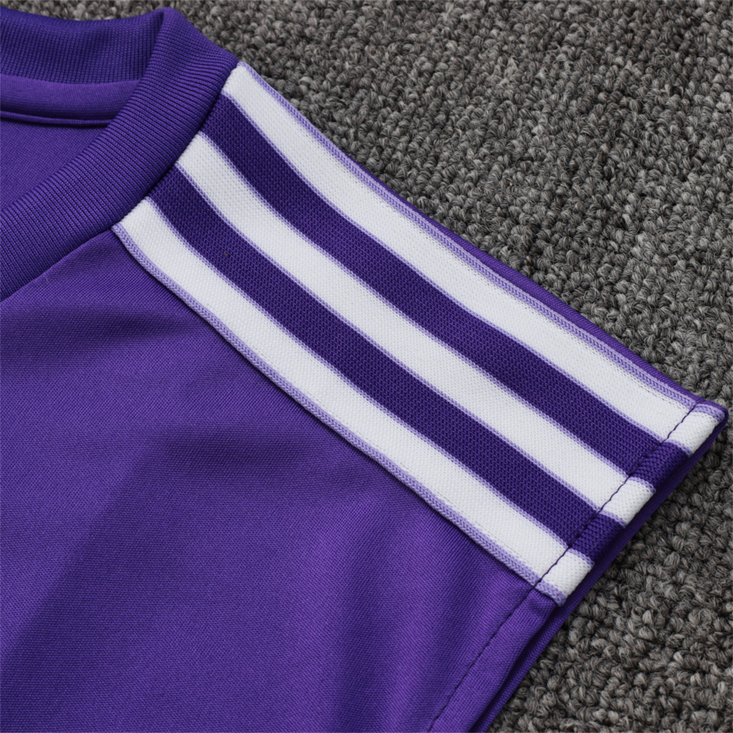 AlphaJersey-Real Madrid 25-26 Throwback Trefoil Vest Training Set - Purple