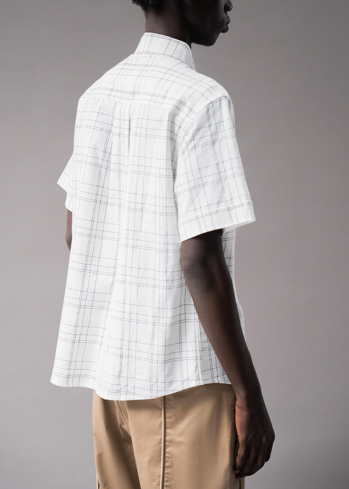 Tron 2-D Plaid White | Modern Menswear by yycbvcnbmmnbm