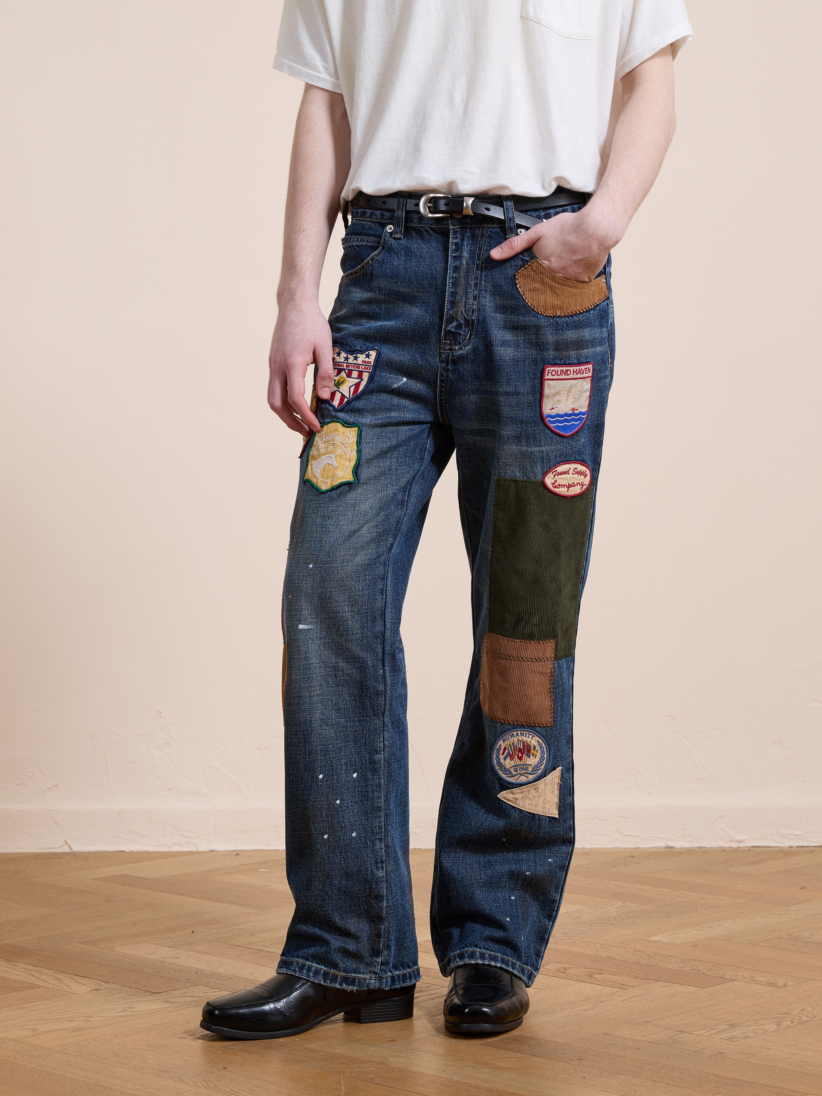 Patchwork Jeans | Modern Menswear by yycbvcnbmmnbm