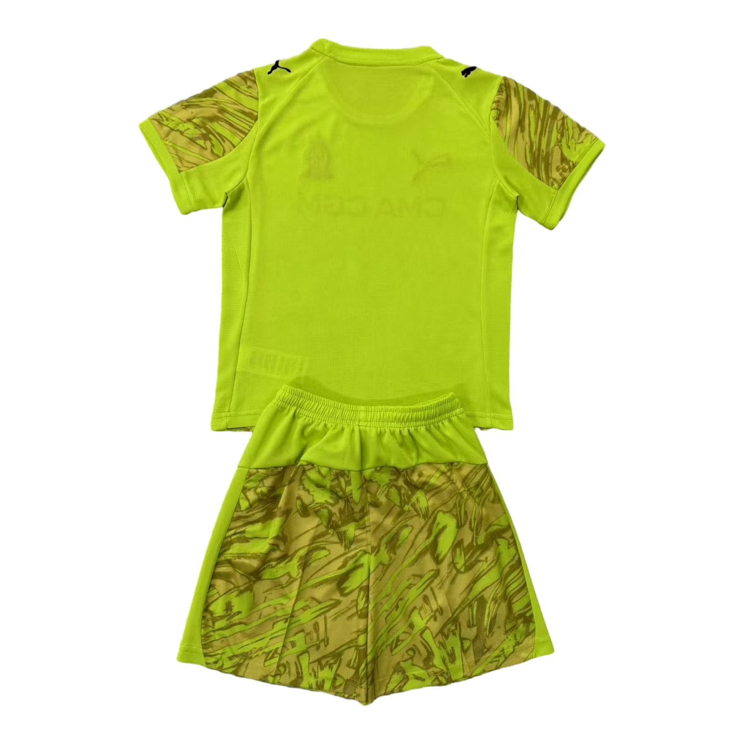 AlphaJersey-Marseille 25-26 Green Goalkeeper Kids Kit