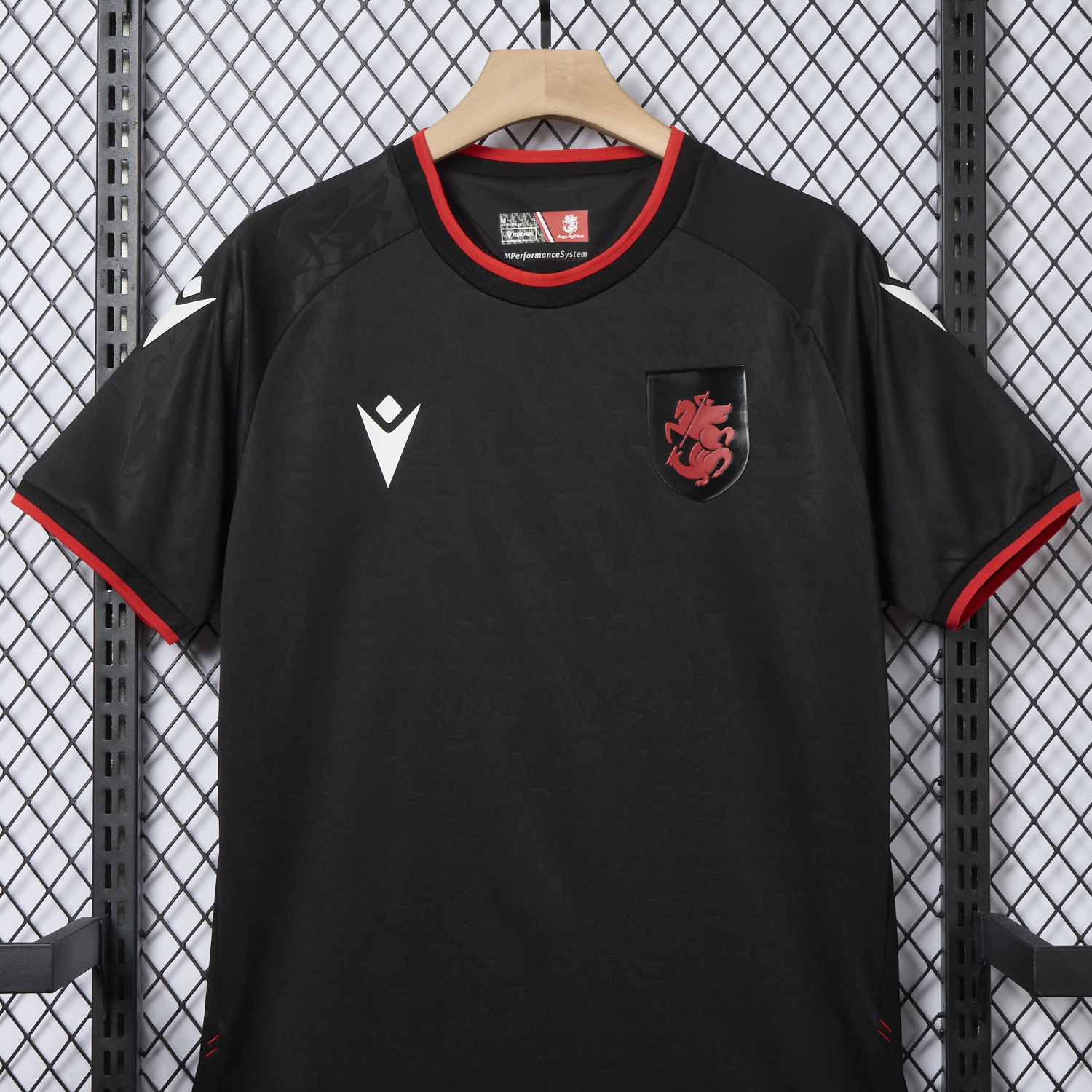 AlphaJersey-Georgia 2026 Away Black Jersey - Fans Version