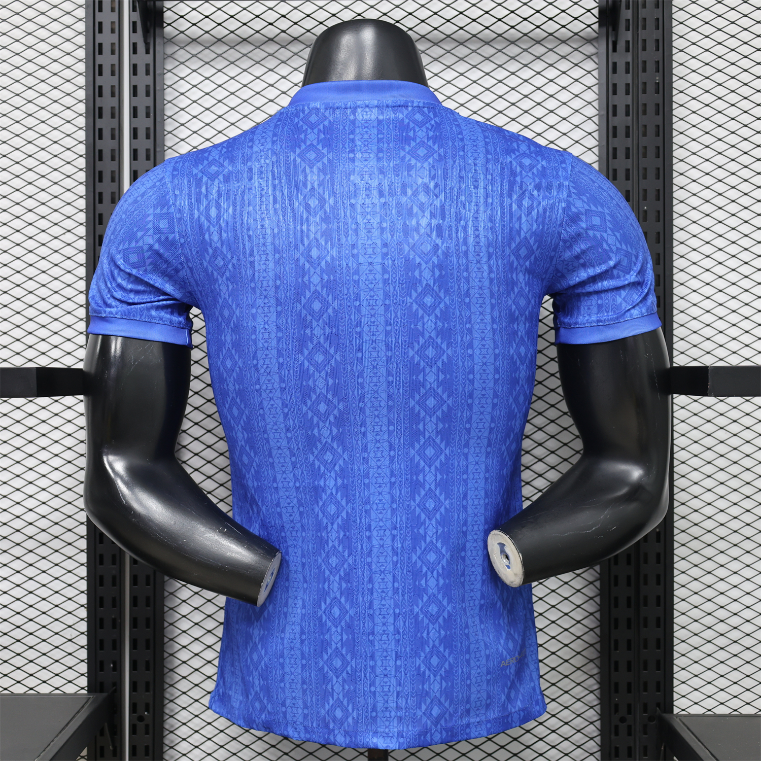 AlphaJersey-Brazil 2026 Diamond Texture Blue Special Jersey - Player Version